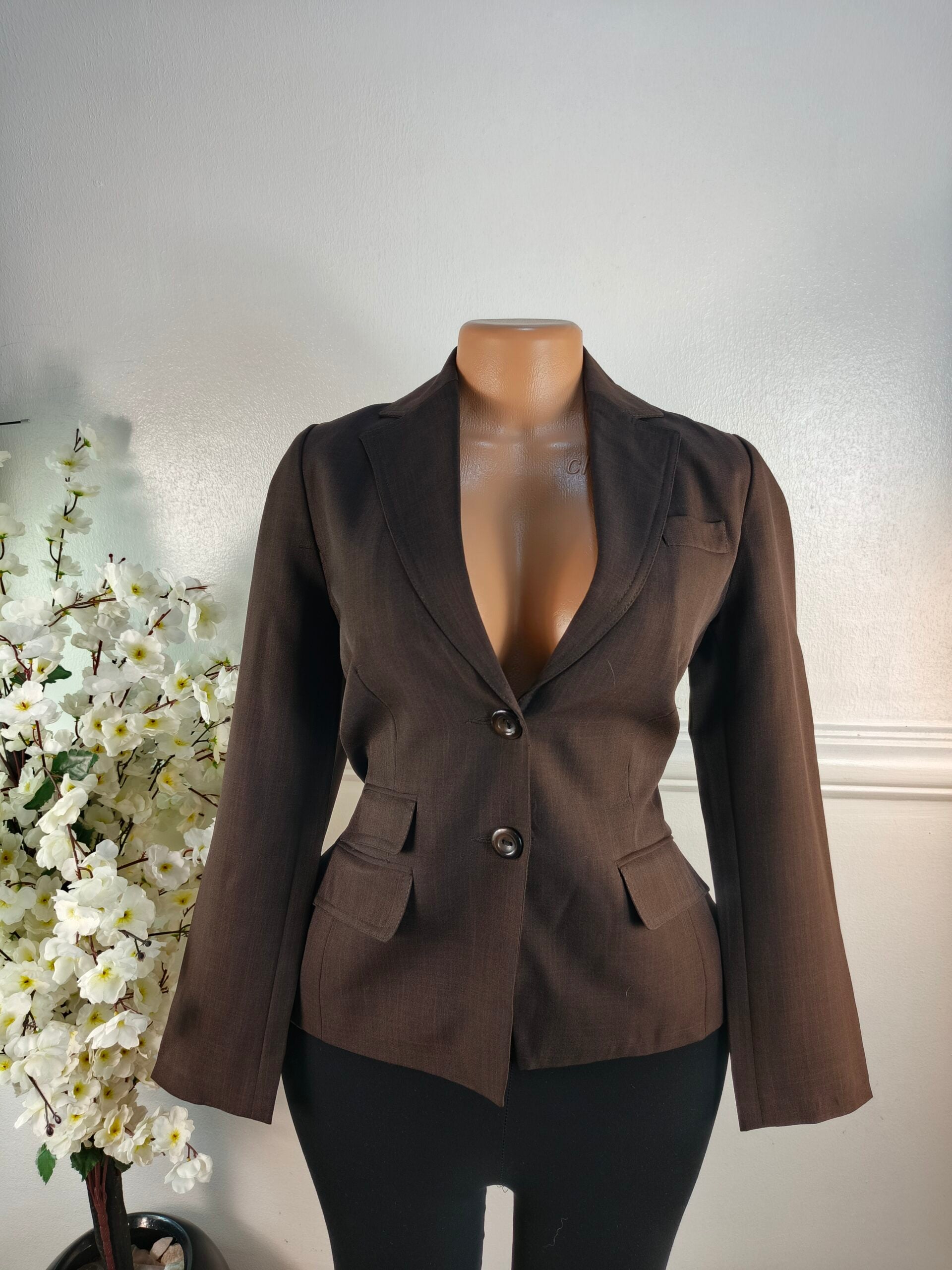 DOROTHY PERKINS UK SIZE 8 [LENGTH 24 INCHES, BROWN] image 0