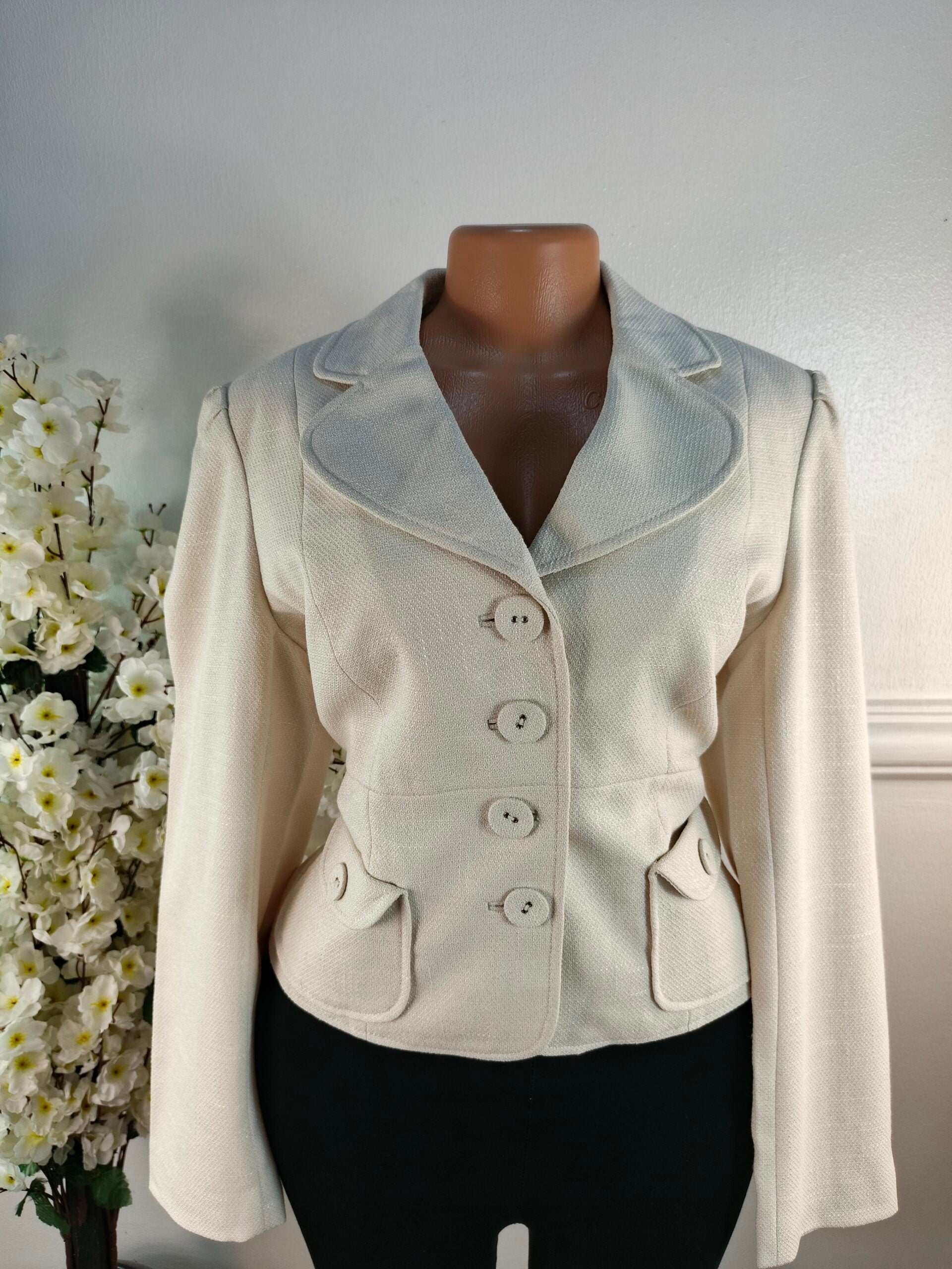 NEXT UK SIZE 12 [LENGTH 22 INCHES, CREAM] image 0