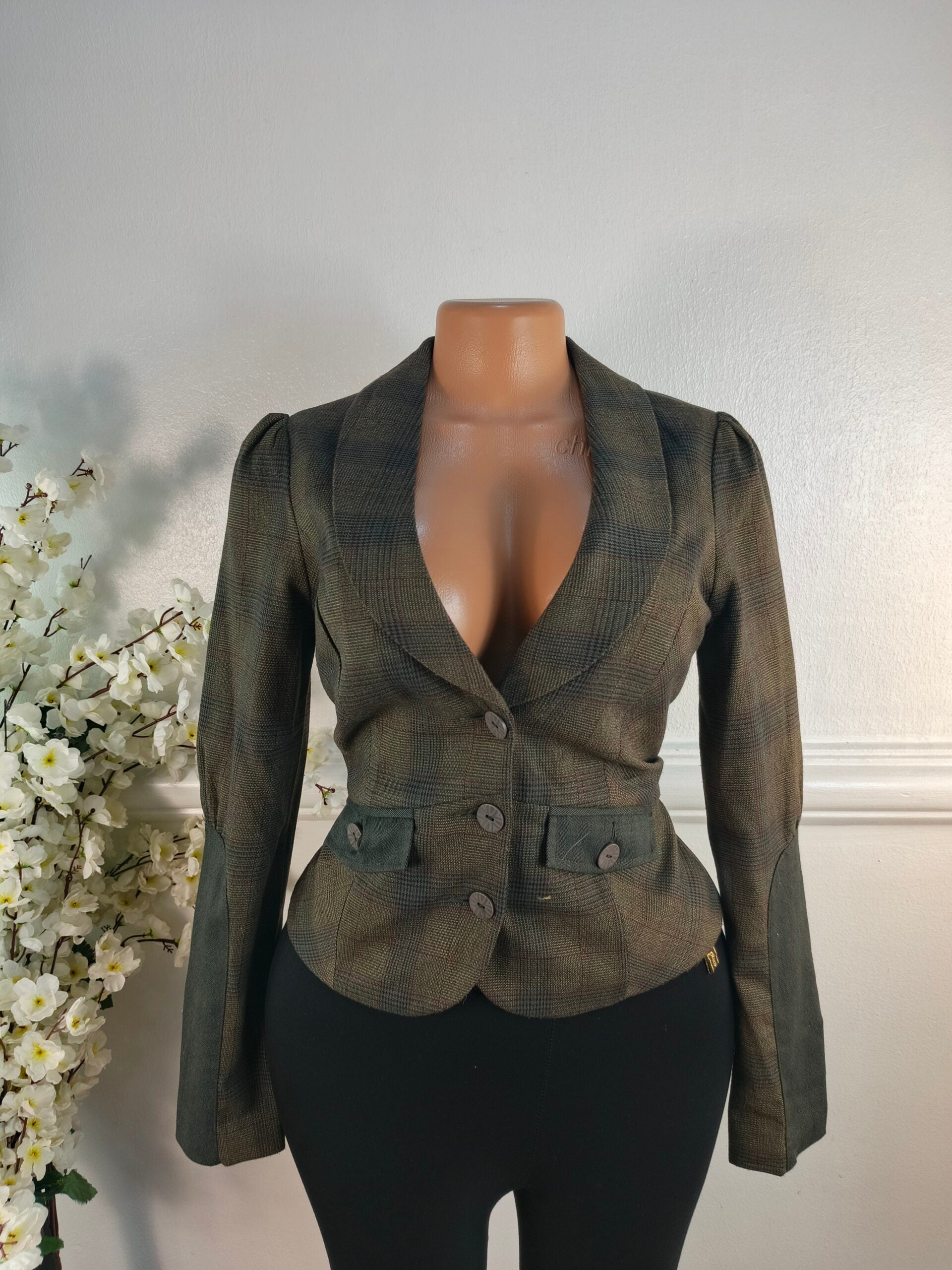 VILLA CLOTHES UK SIZE 6 [LENGHT 21 INCHES, OLIVE GREEN] image 0