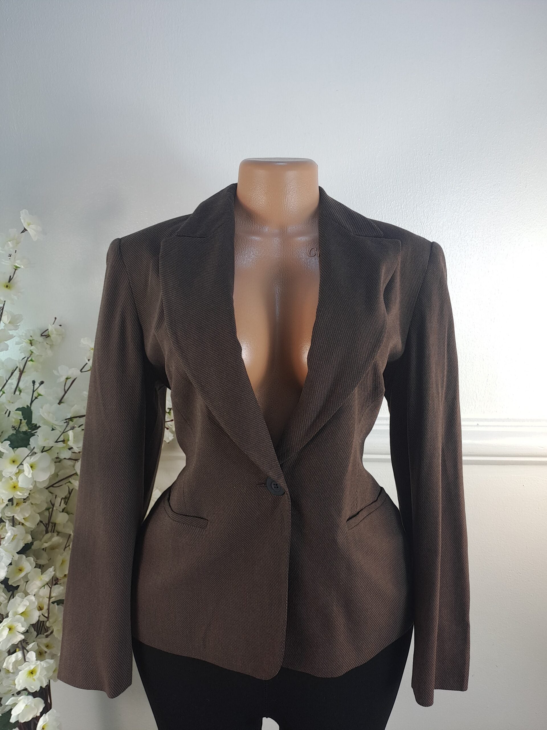 MARK &amp; SPENCER UK SIZE 12 [LENGHT 24 INCHES, BROWN] image 0