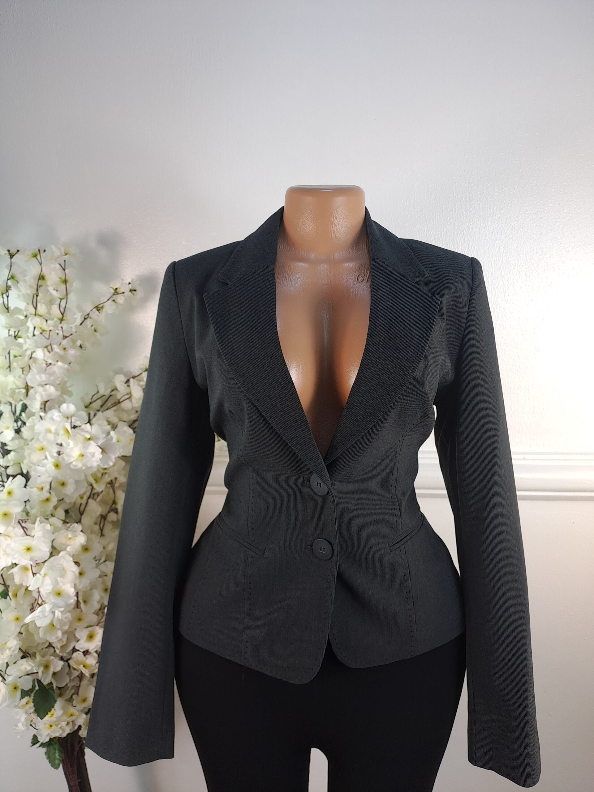 BLAZER UK SIZE 12 [LENGHT 24 INCHES, BLACK] image 0