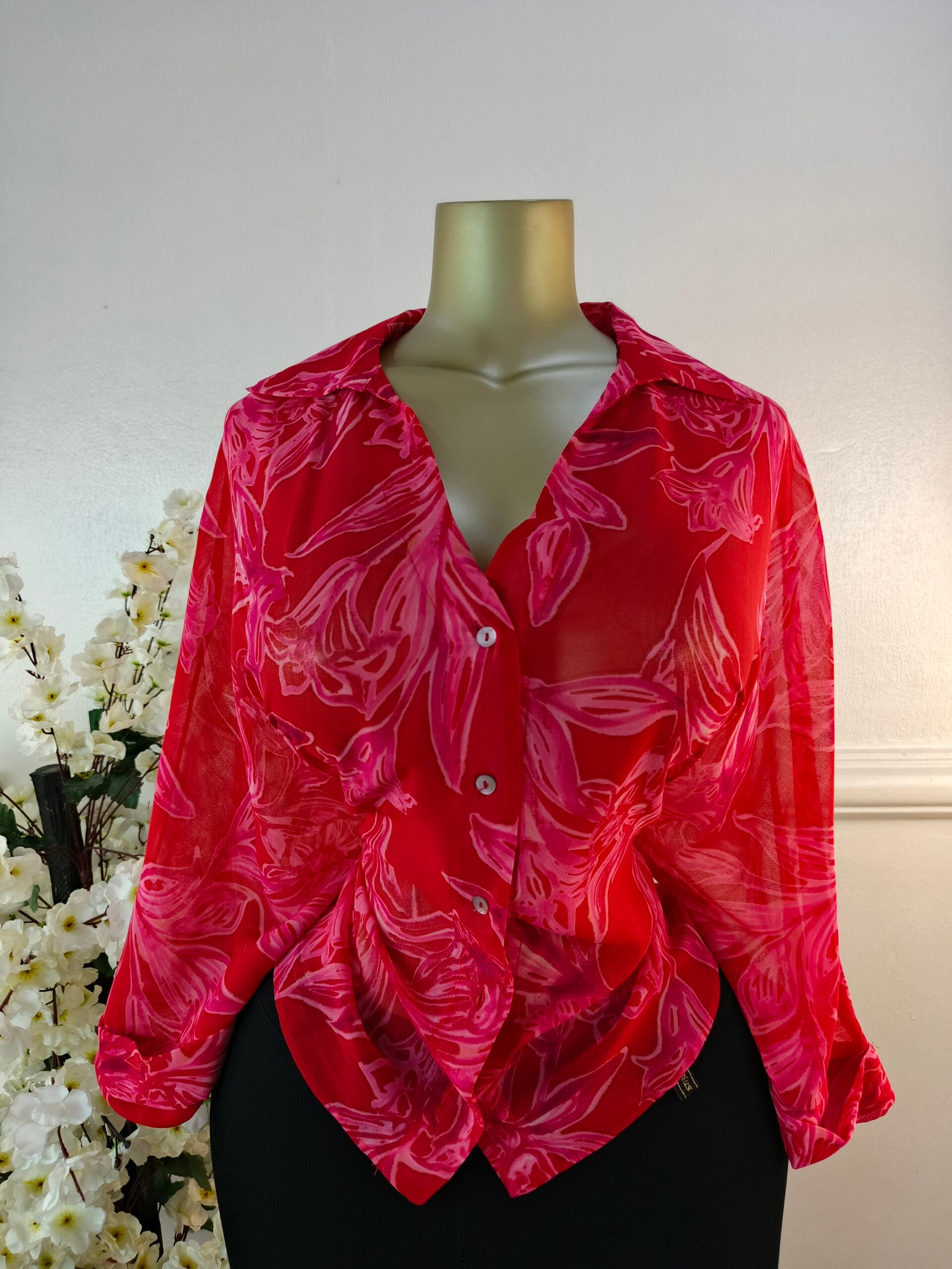 TOP UK SIZE 14 [RED] image 0
