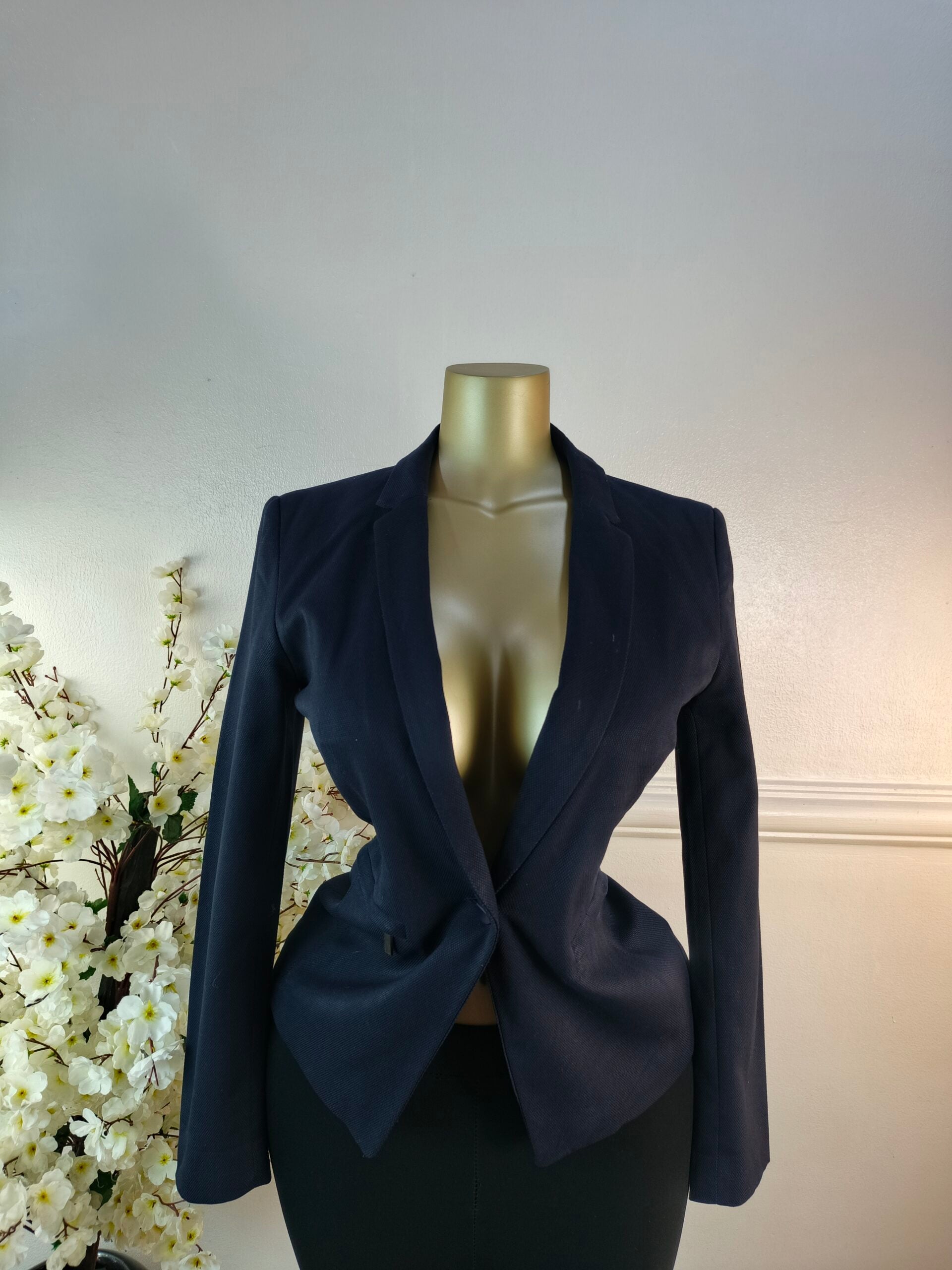 NEXT TAILORING UK SIZE 8 [LENGTH 25 INCHES, NAVY BLUE] image 0