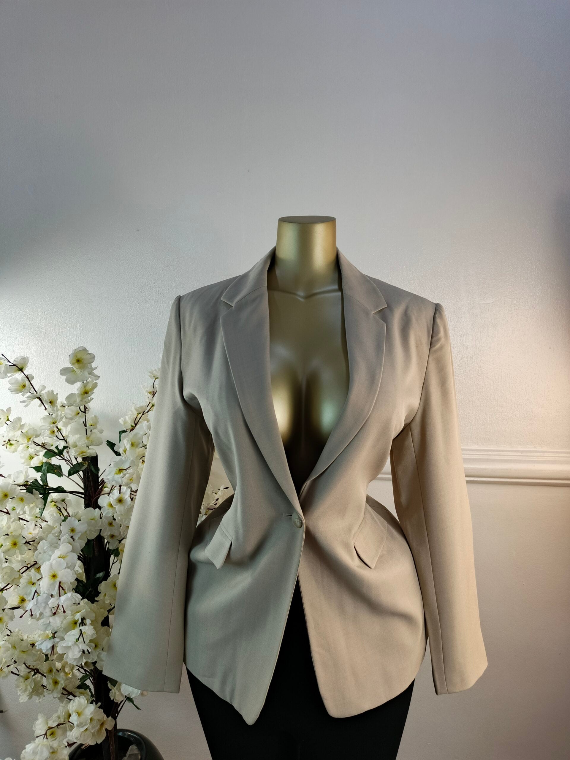 AUTHONOMY UK SIZE 14 [LENGTH 29 INCHES, GREY] image 0