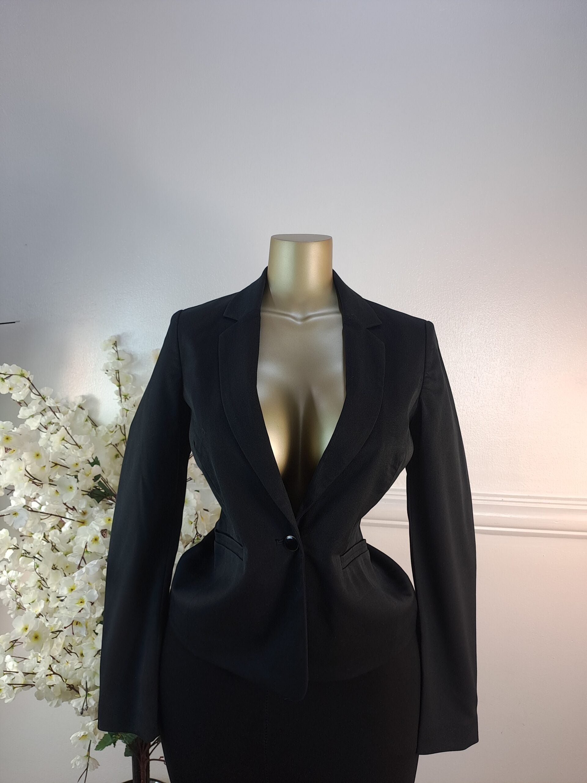 TU WOMAN UK SIZE 6 [LENGTH 24 INCHES, BLACK] image 0