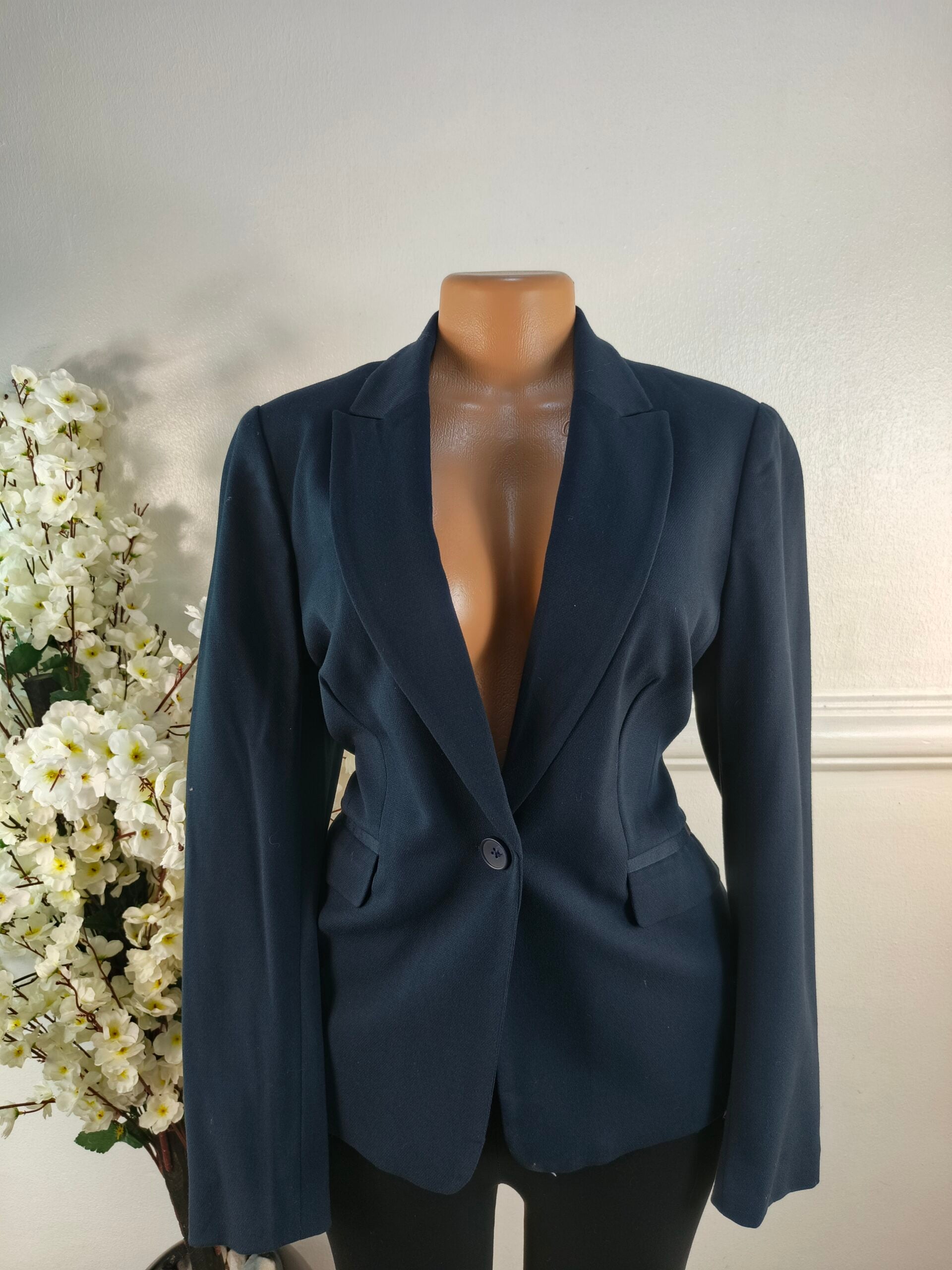 M&amp;S UK SIZE 12 [LENGHT 27 INCHES, NAVY BLUE] image 0