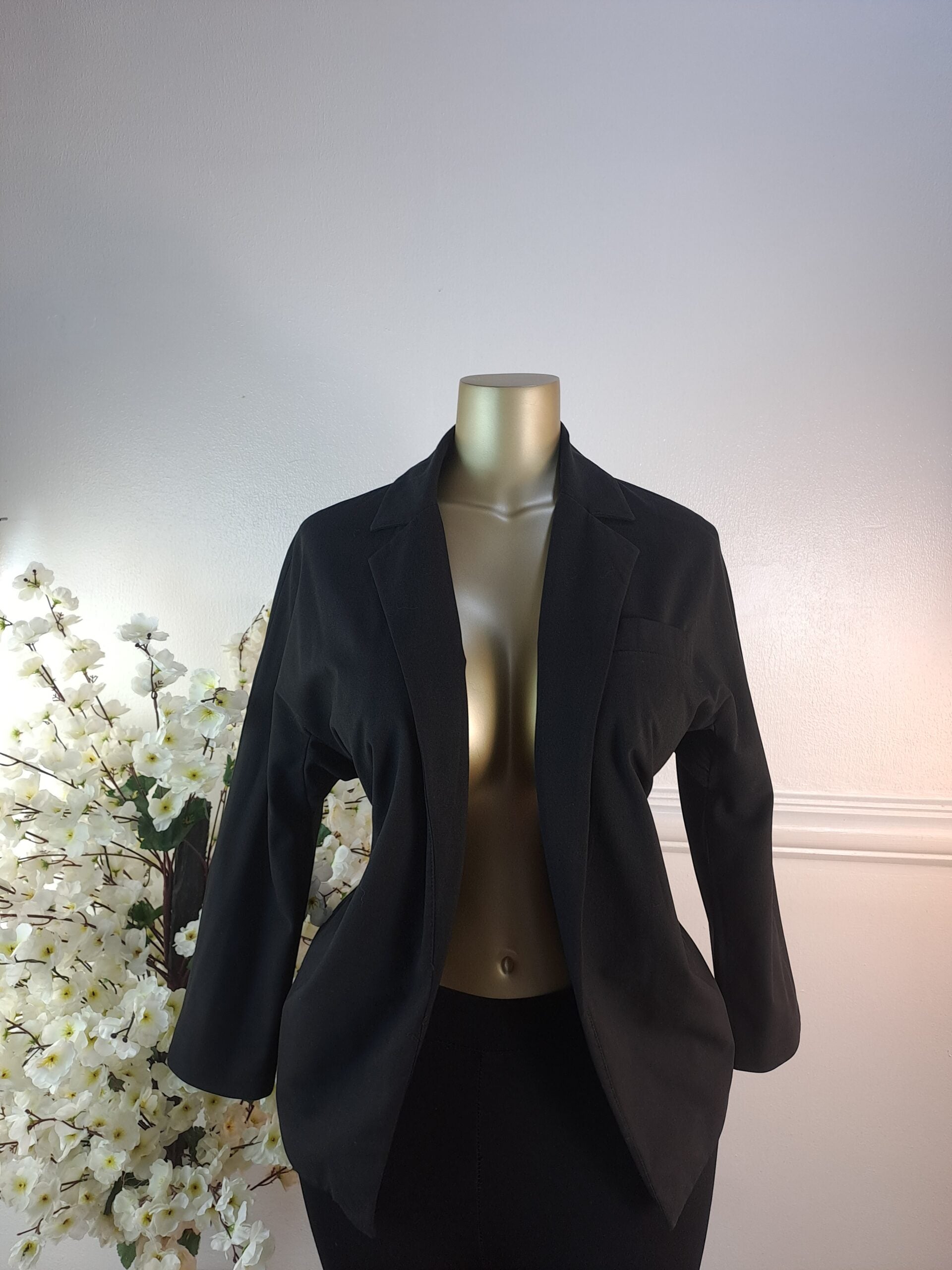 ZARA WOMAN UK SIZE 10 [LENGTH 27 INCHES, BLACK] image 0