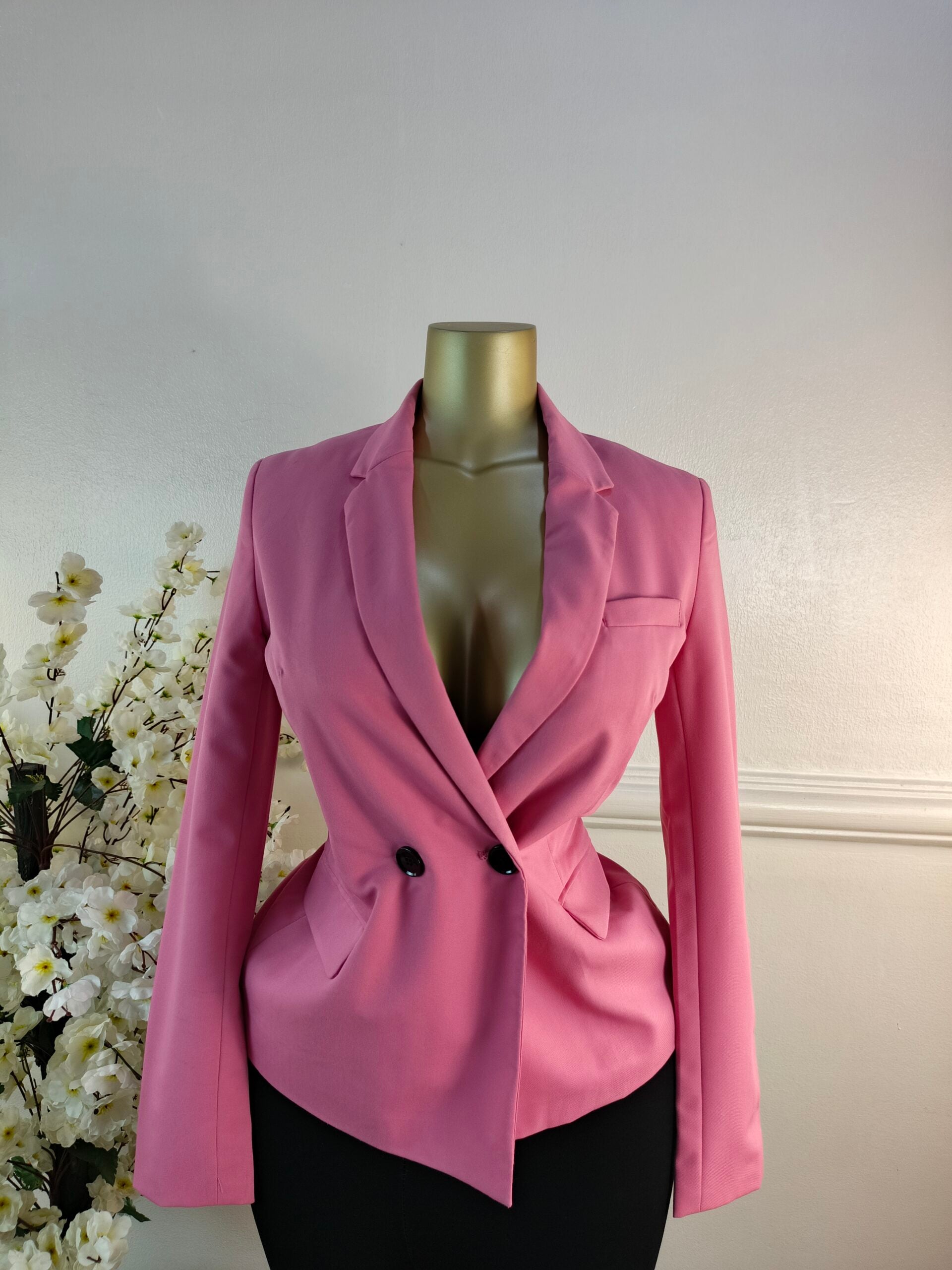 BERSHKA UK SIZE 8 [LENGTH 26 INCHES, PINK] image 0