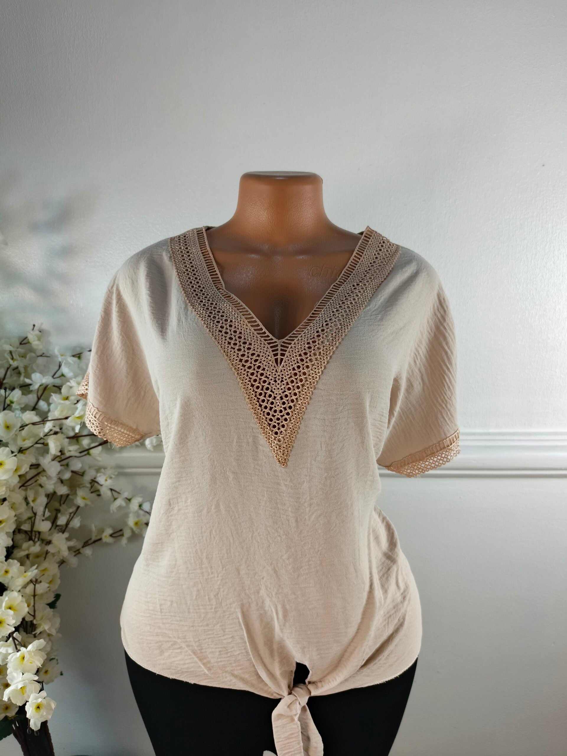 TOP UK SIZE 20 [NUDE] image 0