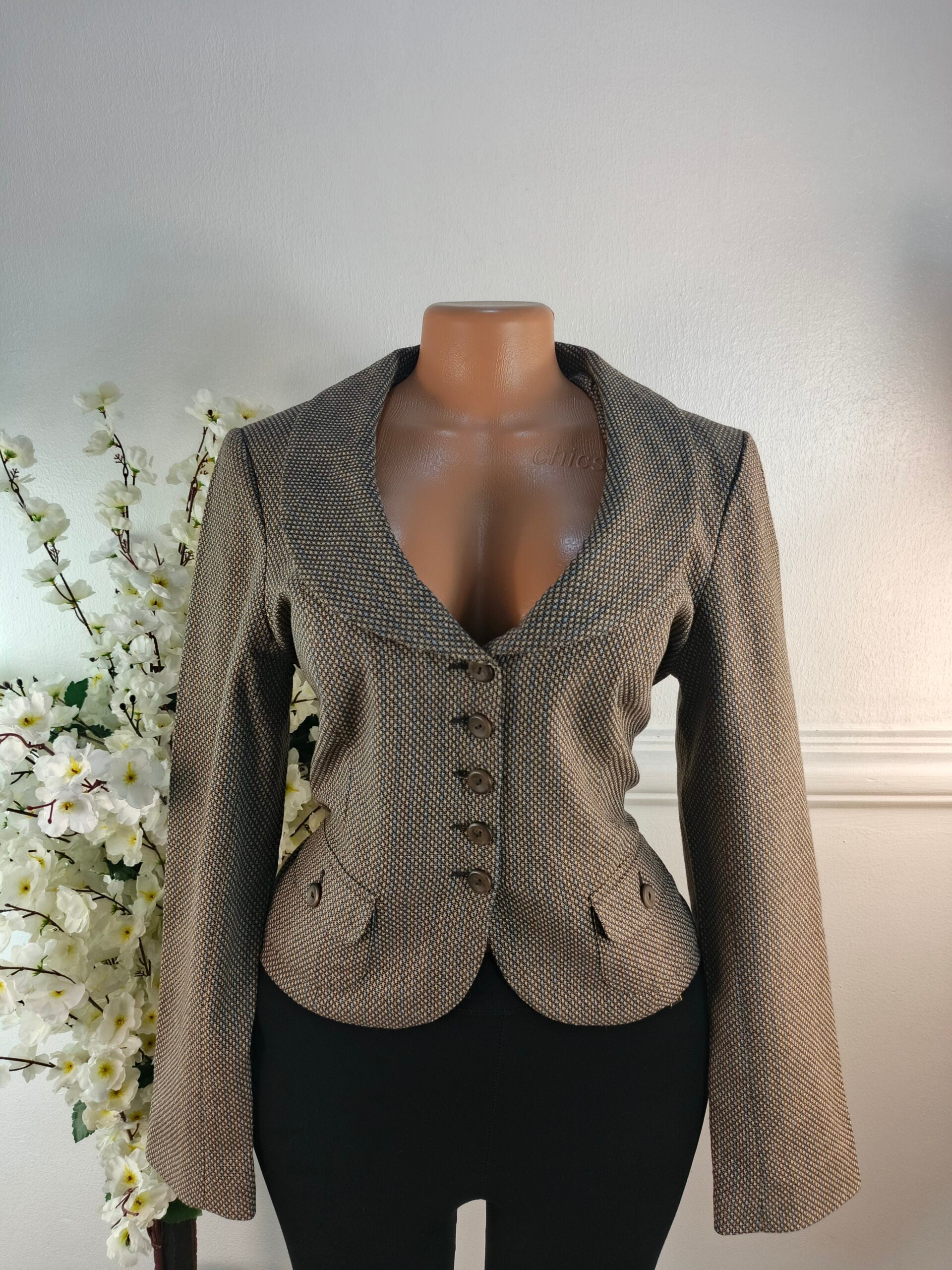 NEXT UK SIZE 10 [LENGTH 21 INCHES, BROWN] image 0