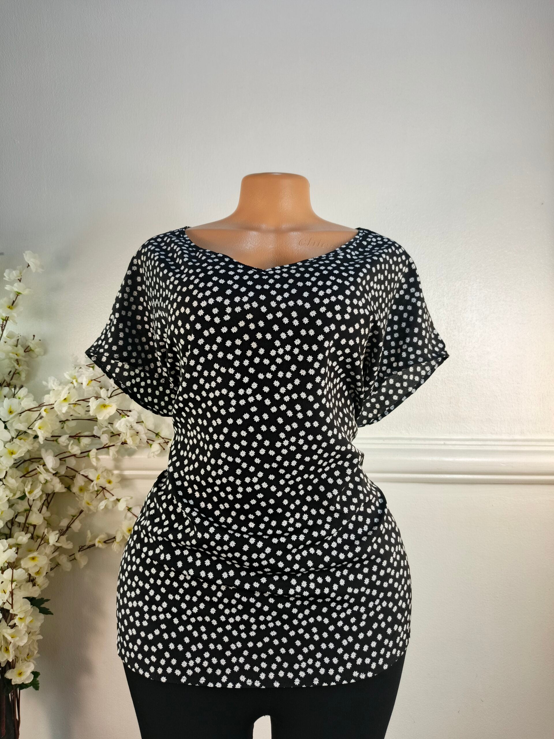EMERY ROSE UK SIZE 18 [BLACK &amp; WHITE] image 0