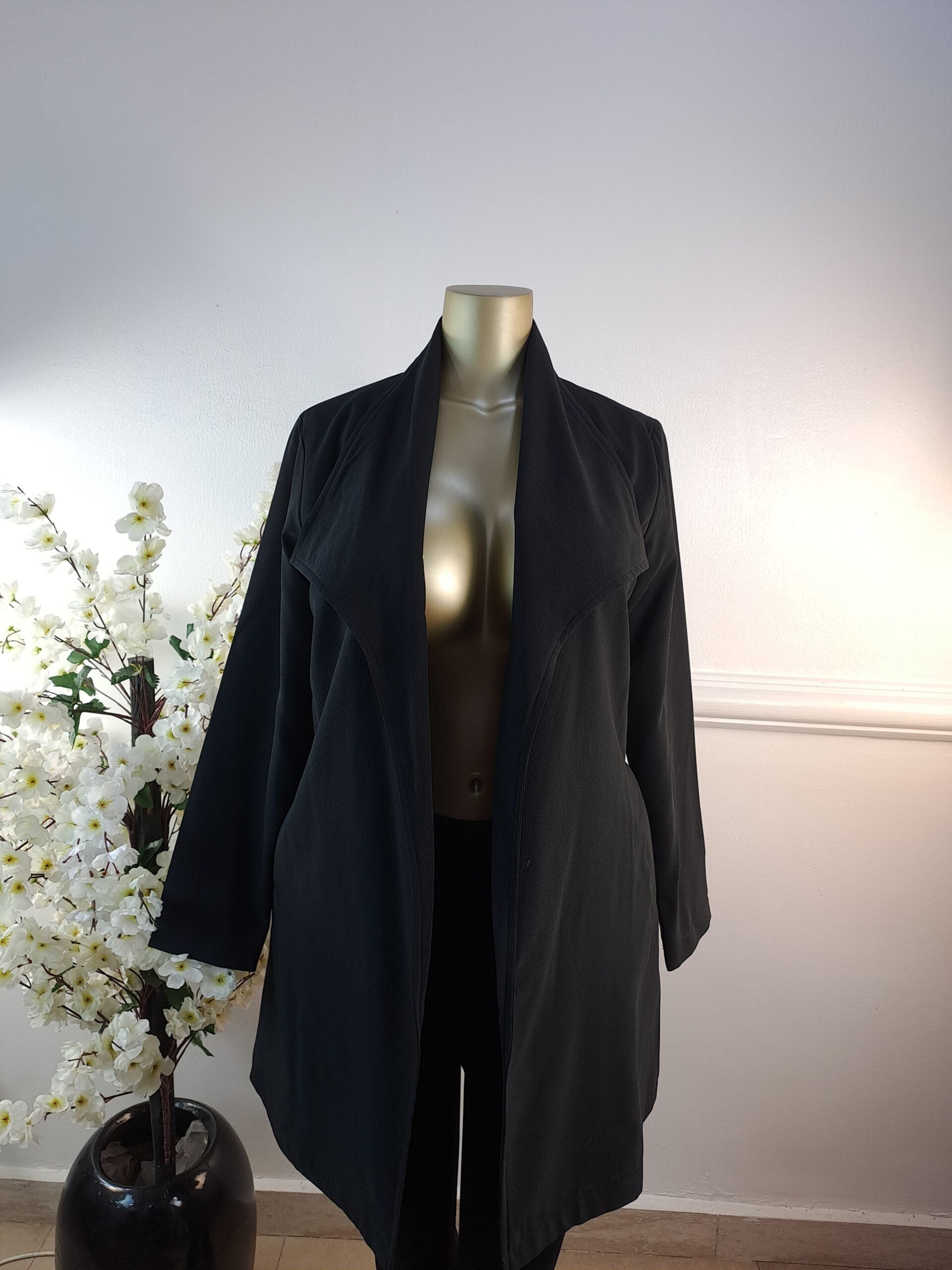ESMARA UK SIZE 12 [LENGTH 37 INCHES, BLACK] image 0