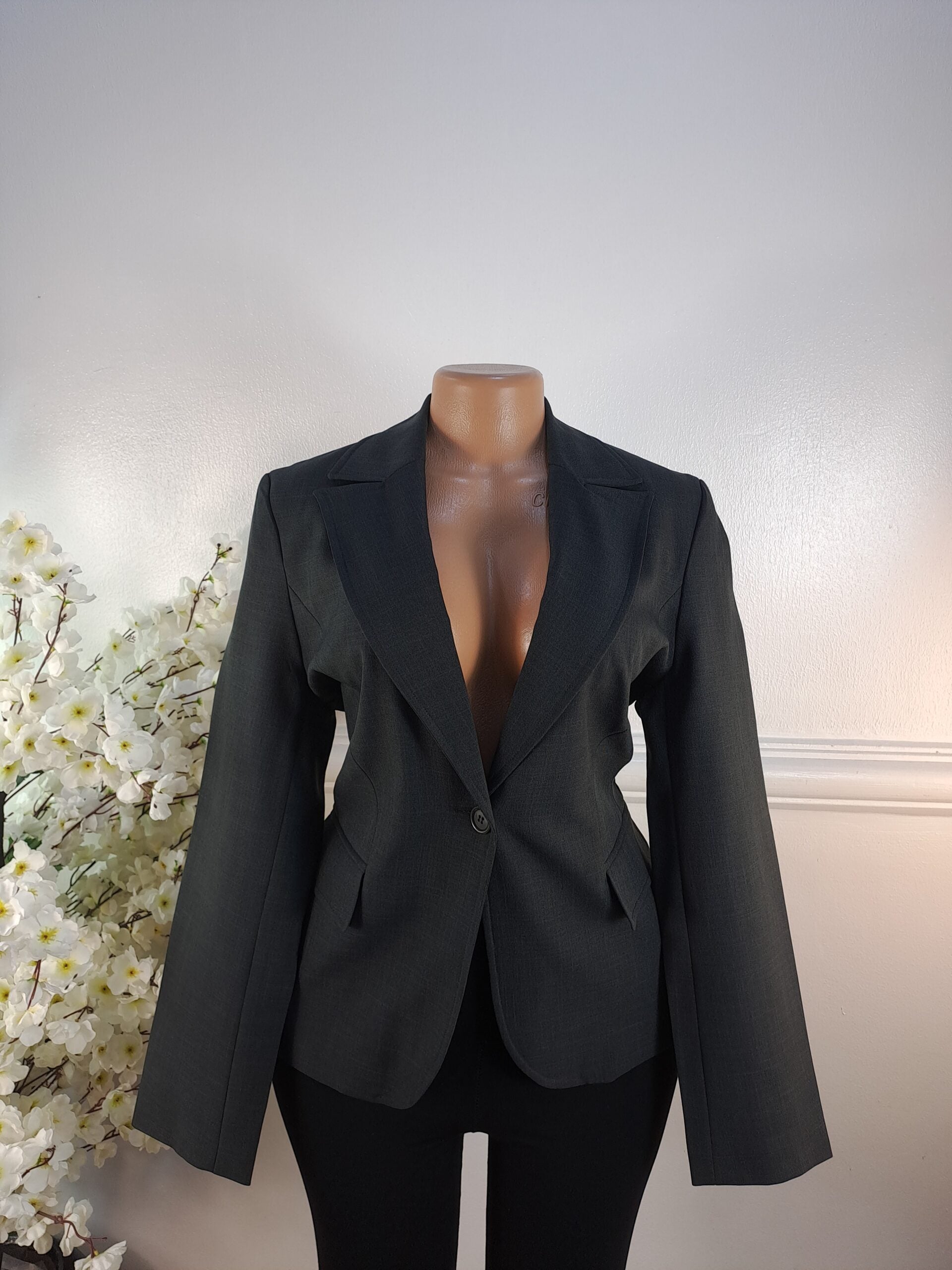 RIVER ISLAND UK SIZE 10 [LENGTH 26 INCHES, ASH] image 0