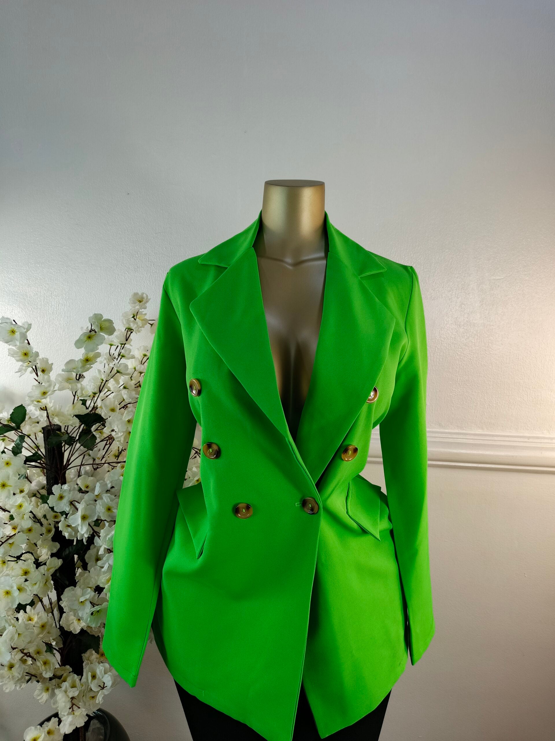 PRETTYLITTLETHING UK SIZE 10 [LENGTH 31 INCHES, LEMON] image 0