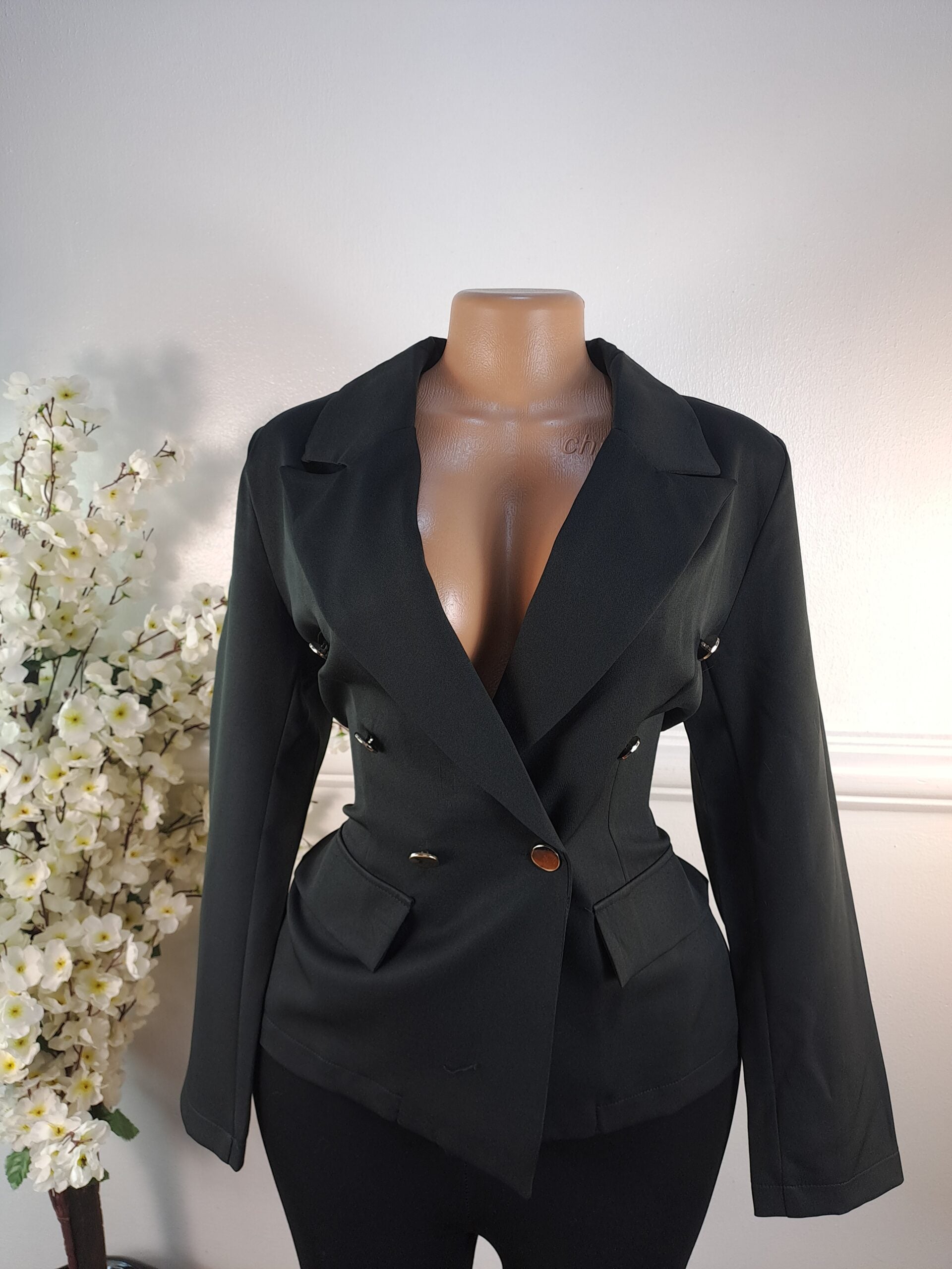 BLAZER UK SIZE 14 [LENGHT 24 INCHES, BLACK] image 0