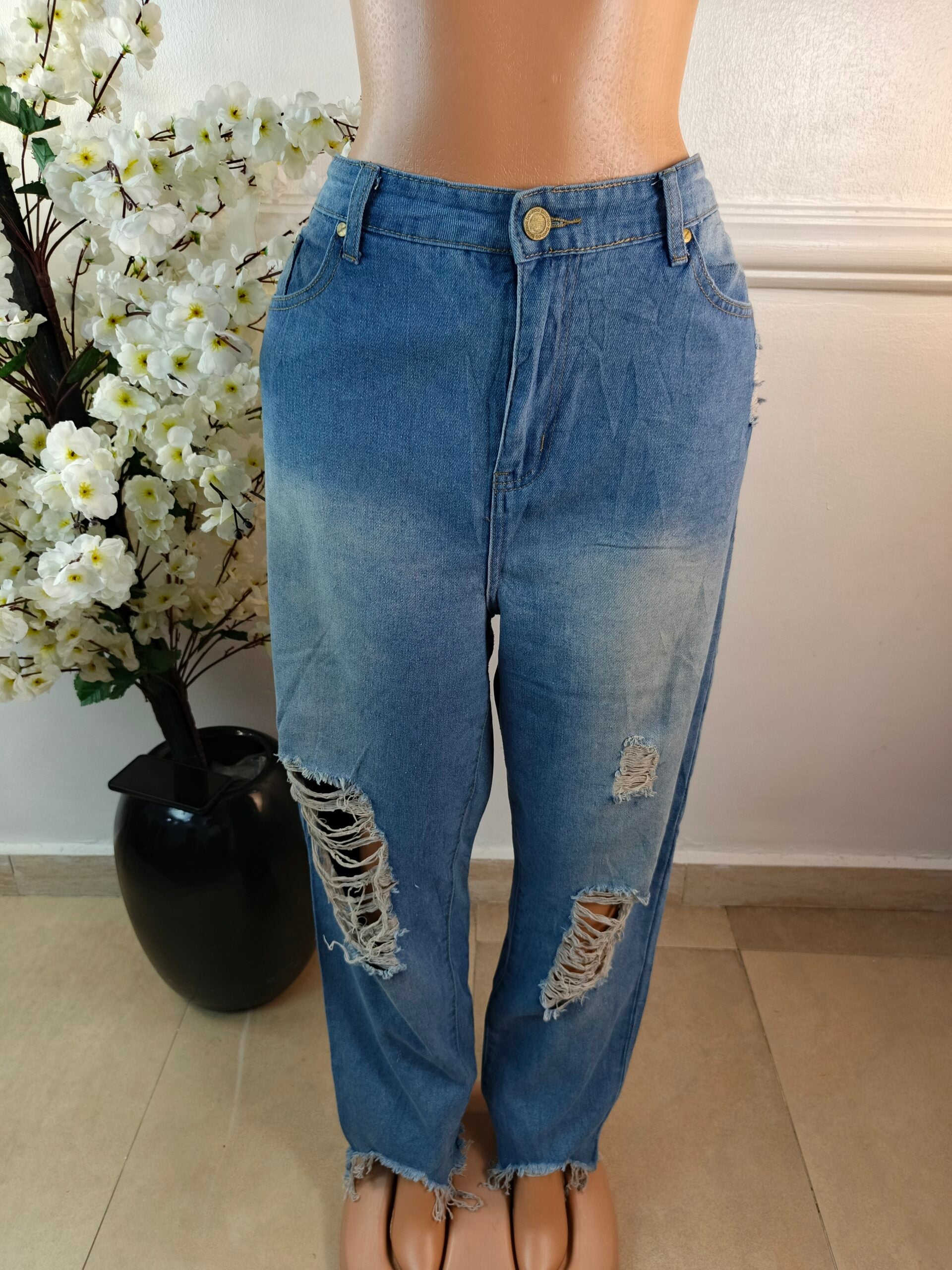 BOOHOO UK SIZE 20 [LENGTH 41 INCHES, BLUE] image 0