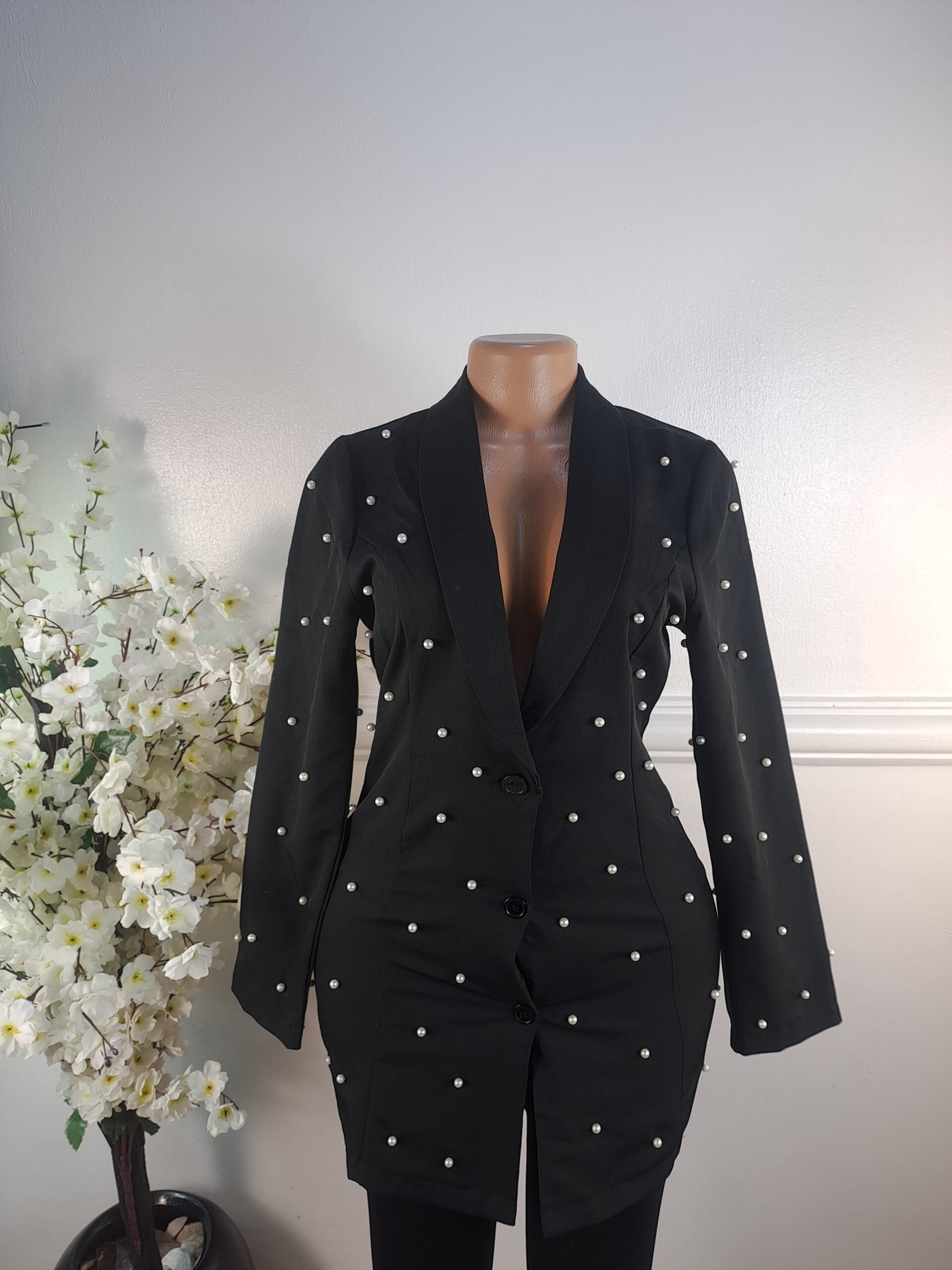 SAINT GENIES UK SIZE 8 [LENGTH 31 INCHES, BLACK] image 0
