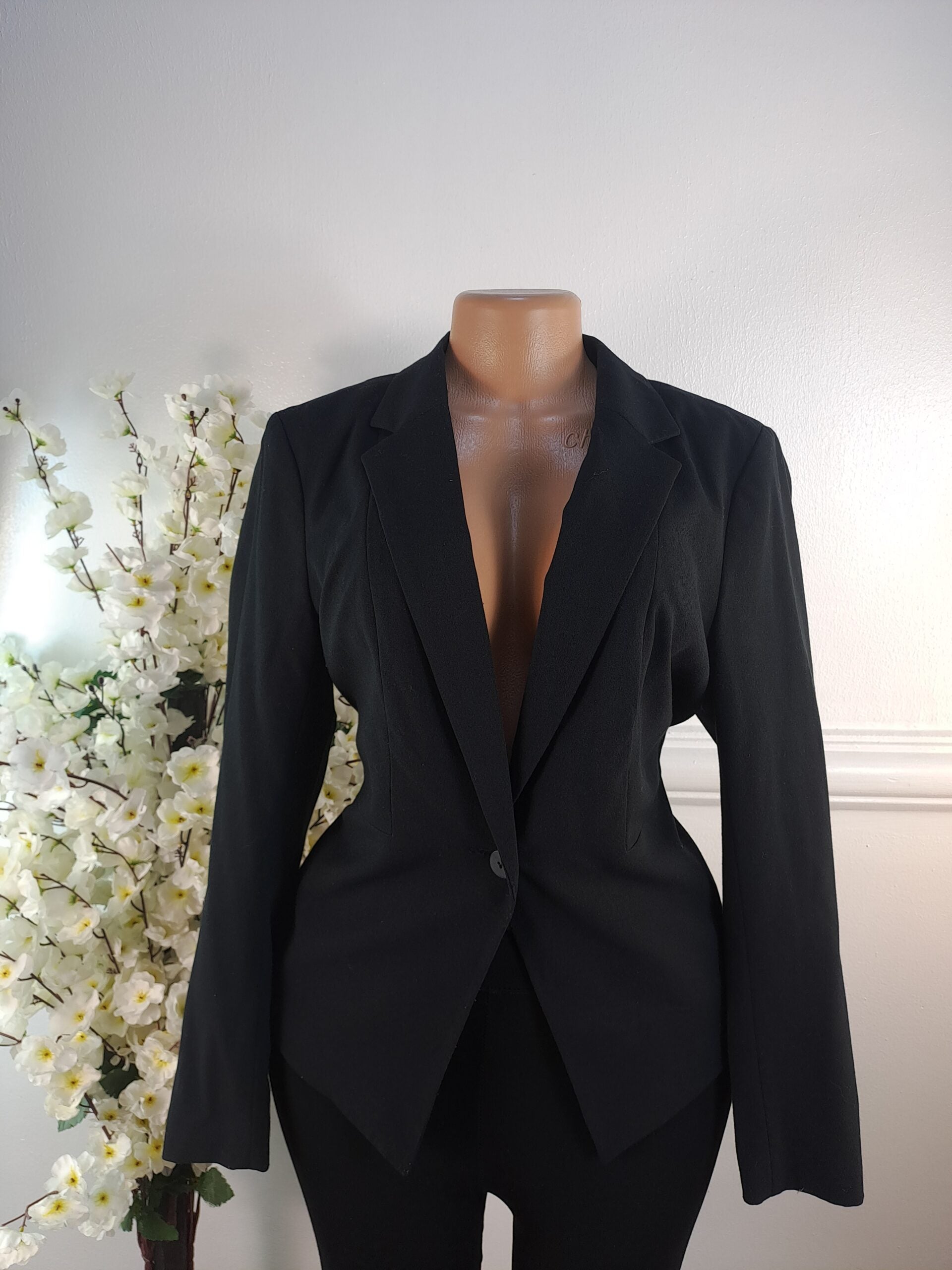 H&amp;M UK SIZE 10 [LENGTH 25 INCHES, BLACK] image 0