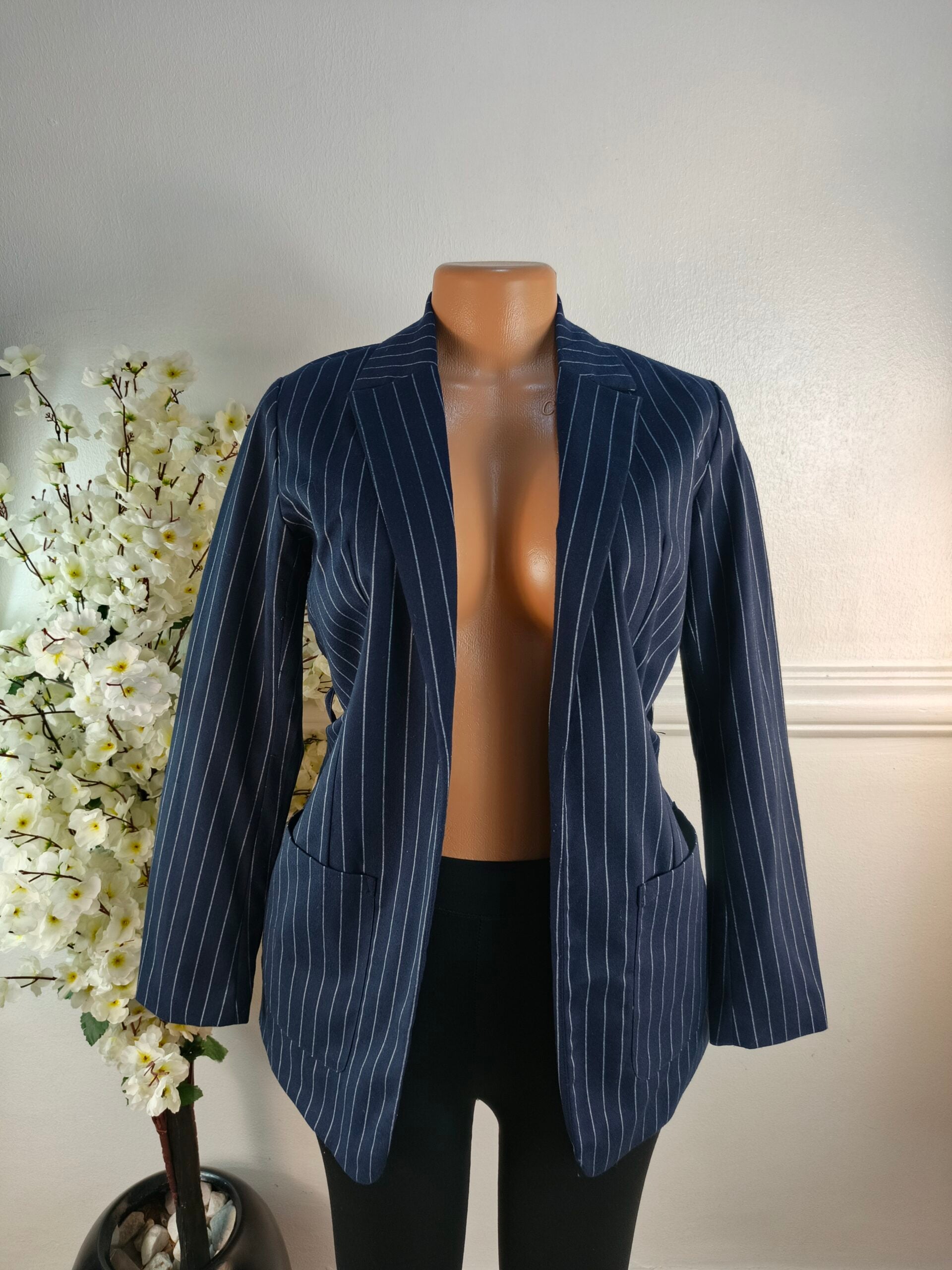 BLAZER UK SIZE 10 [LENGTH 29 INCHES, NAVY BLUE] image 0