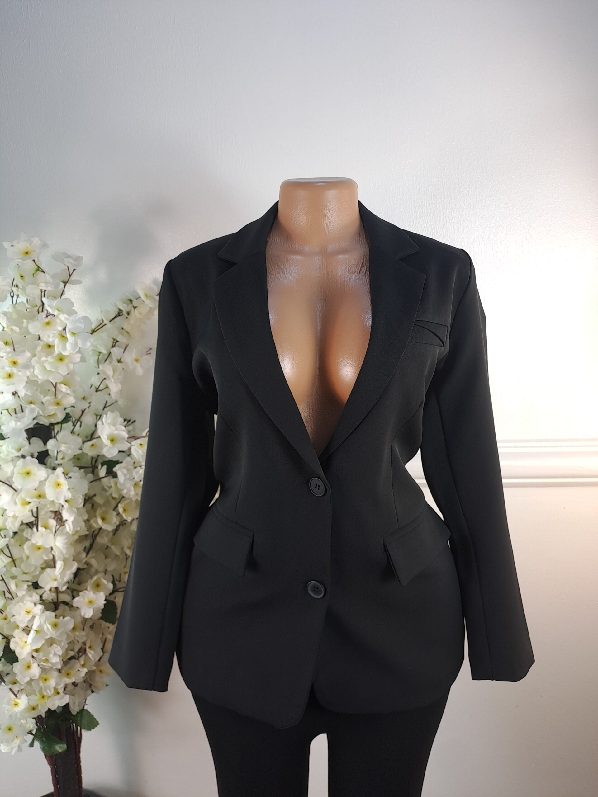 KEREN UK SIZE 14 [LENGTH 28 INCHES, BLACK] image 0
