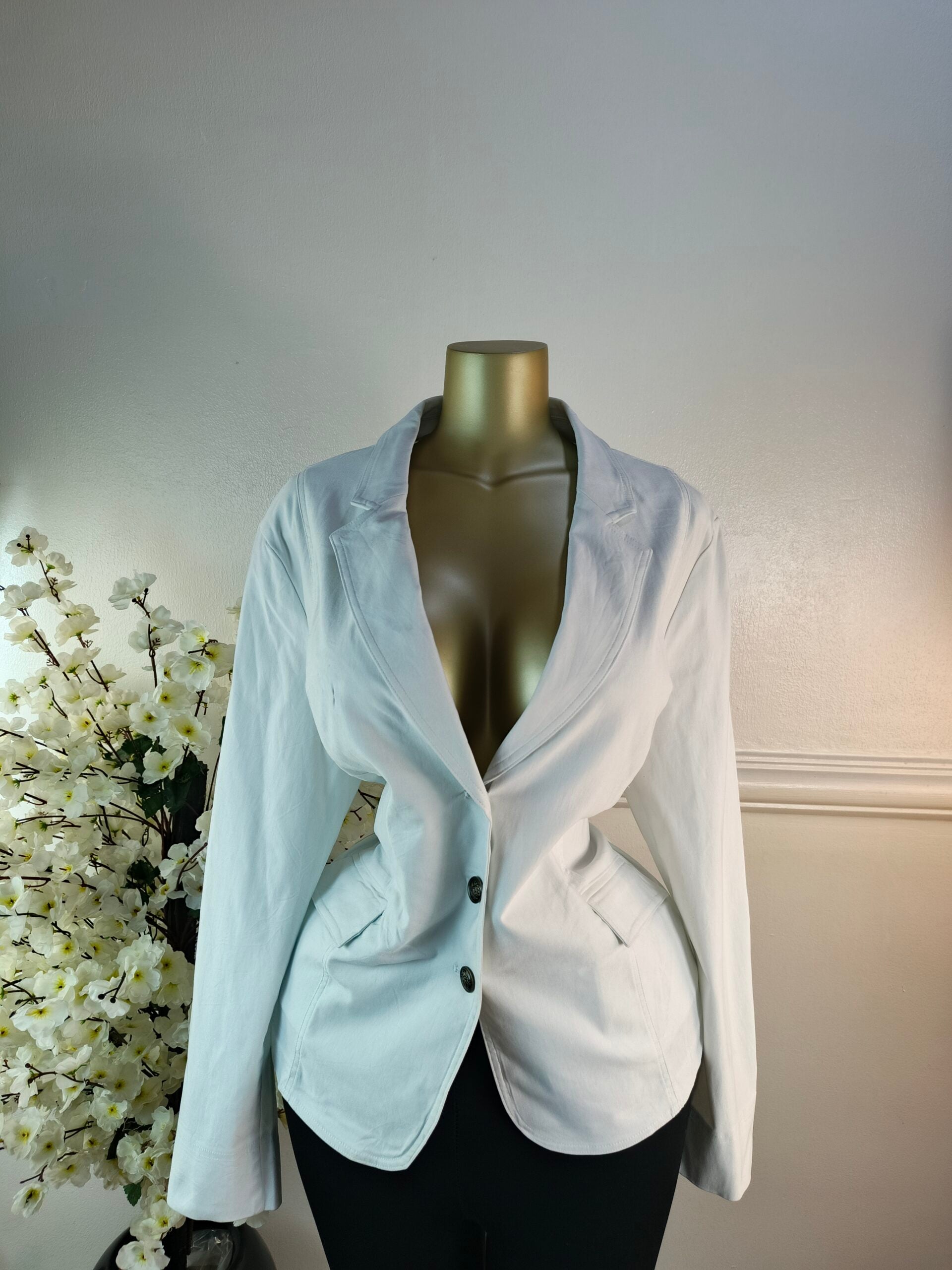 ZARA UK SIZE 18 [LENGTH 28 INCHES, OFF WHITE] image 0