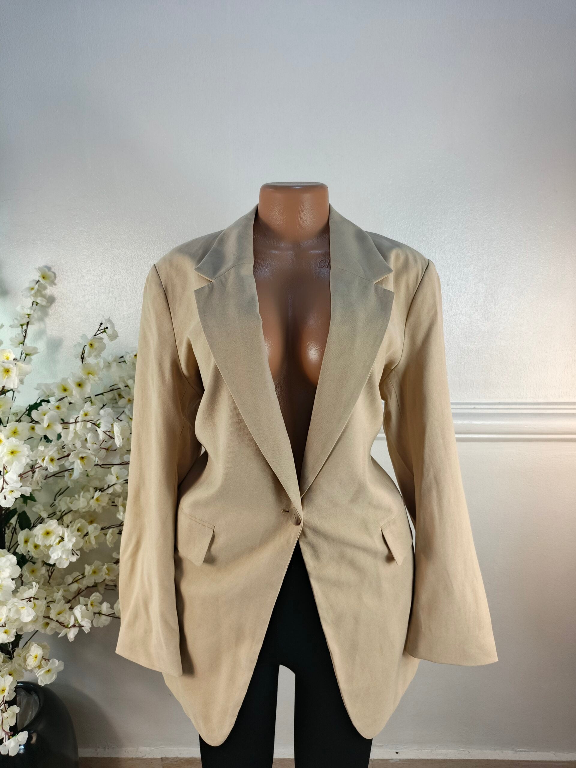 H&amp;M UK SIZE 16 [LENGTH 34 INCHES, BROWN] image 0