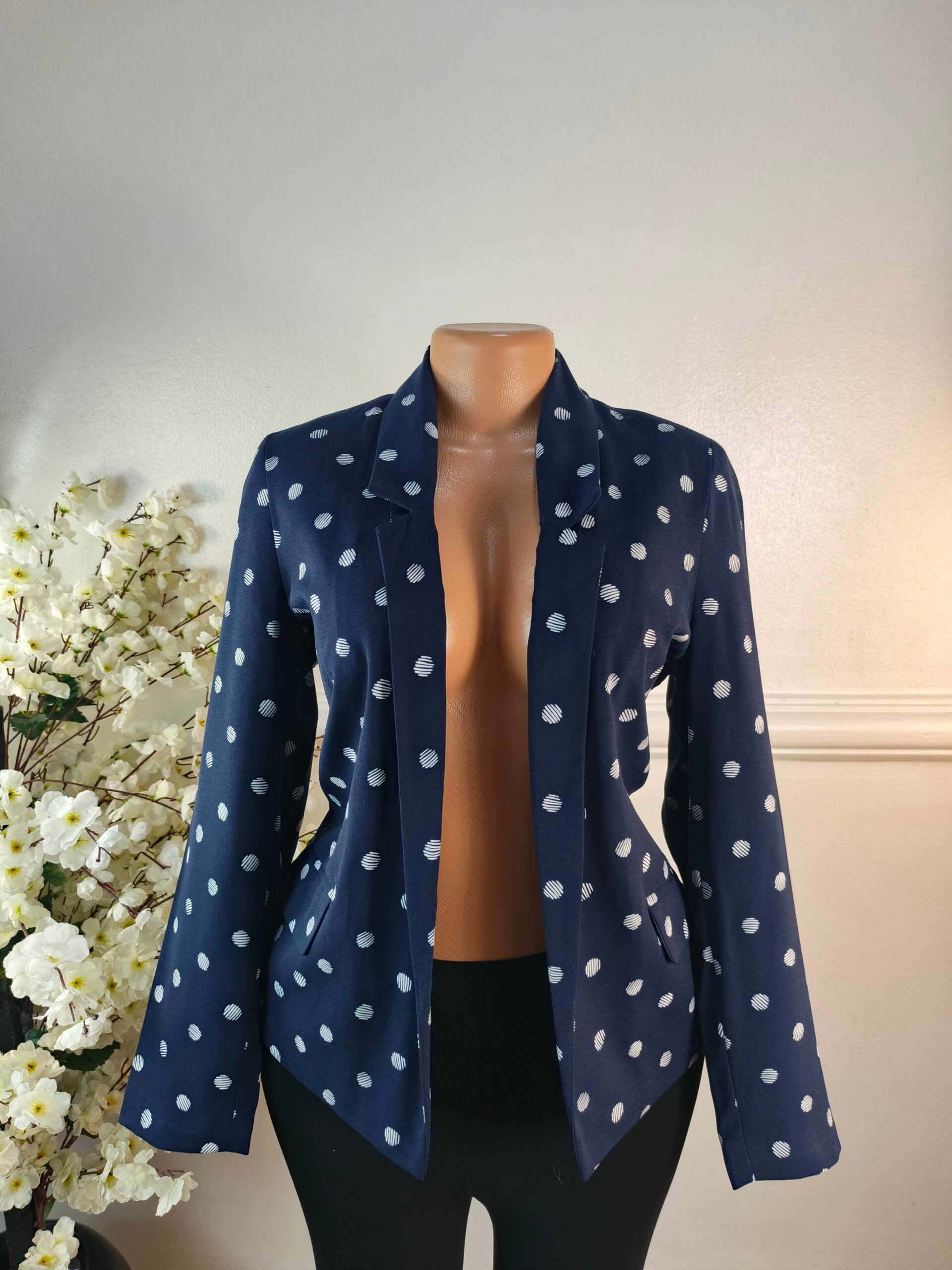 TU WOMAN UK SIZE 12 [LENGTH 25 INCHES, NAVY BLUE] image 0