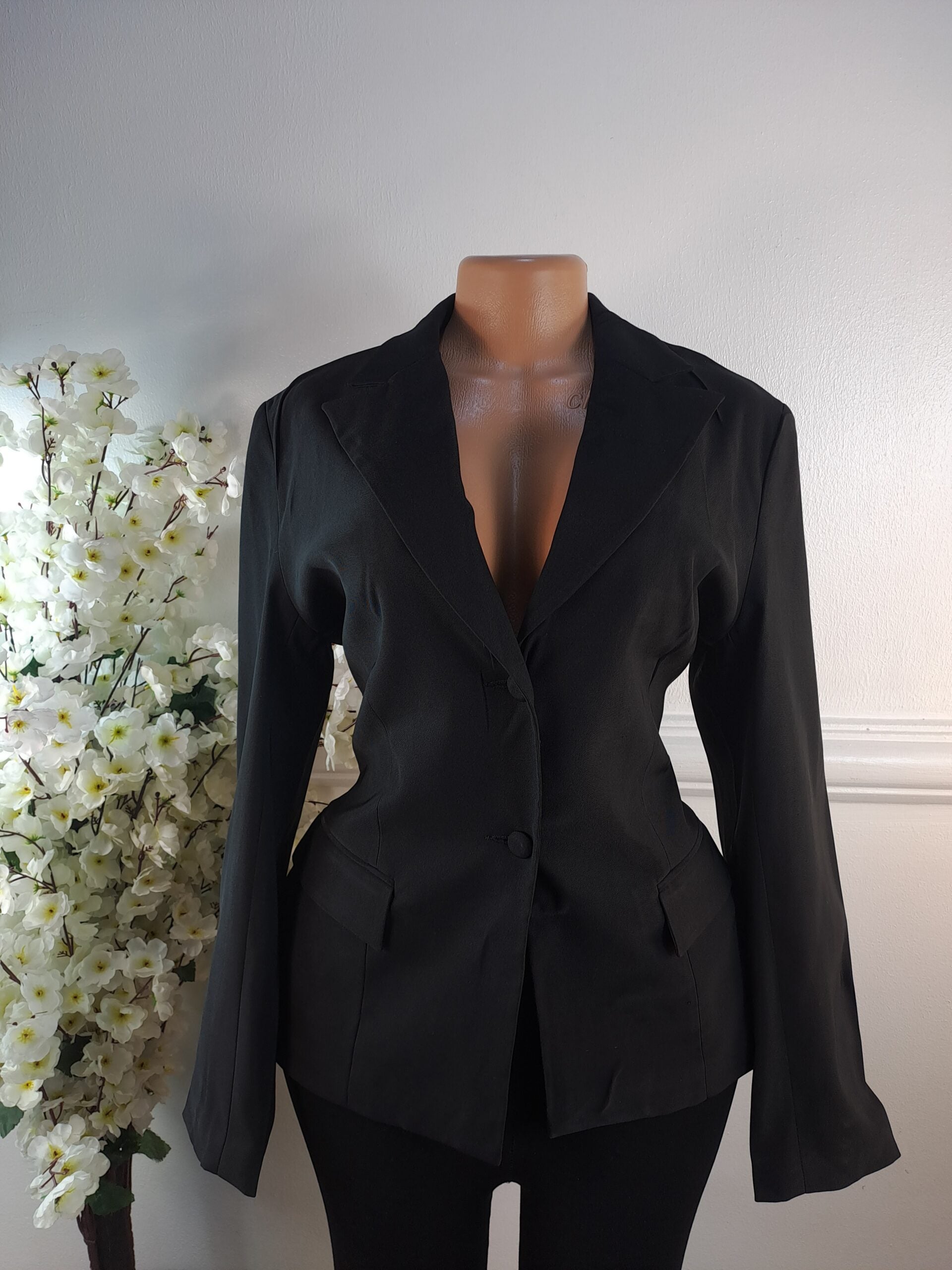 HENNES UK SIZE 14 [LENGTH 27 INCHES, BLACK] image 0