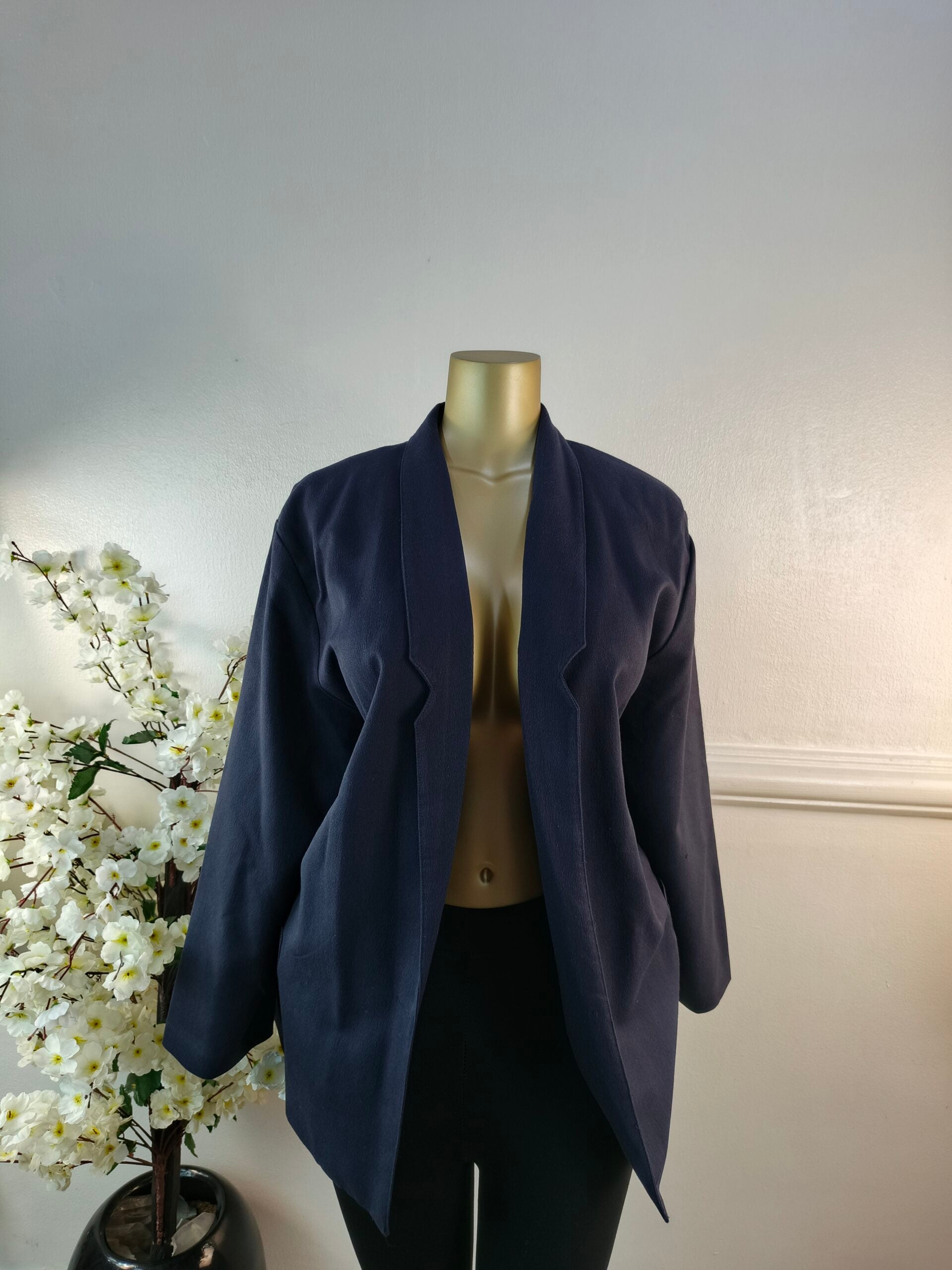 DRESSING UP UK SIZE 22 [LENGTH 32 INCHES, NAVY BLUE] image 0