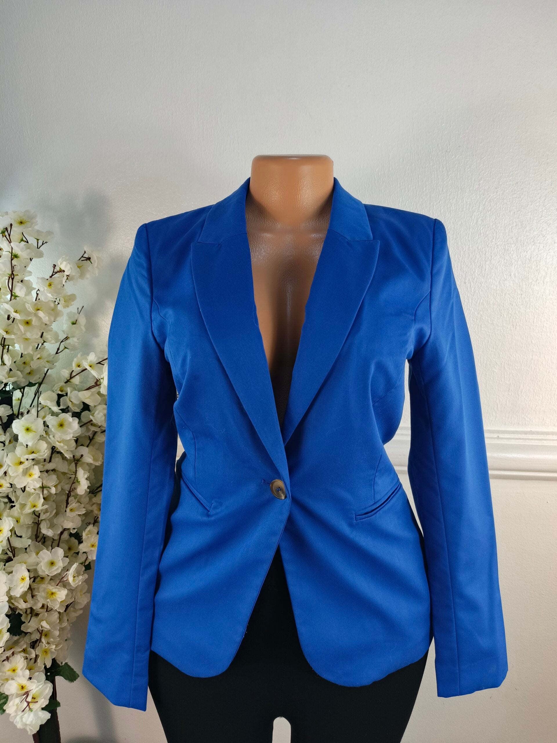 H&amp;M UK SIZE 6 [LENGHT 26 INCHES, BLUE] image 0