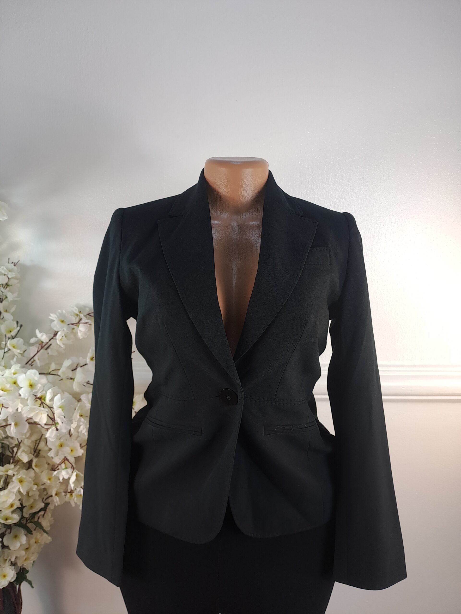 NEXT PETITE UK SIZE 6 [LENGHT 23 INCHES, BLACK] image 0