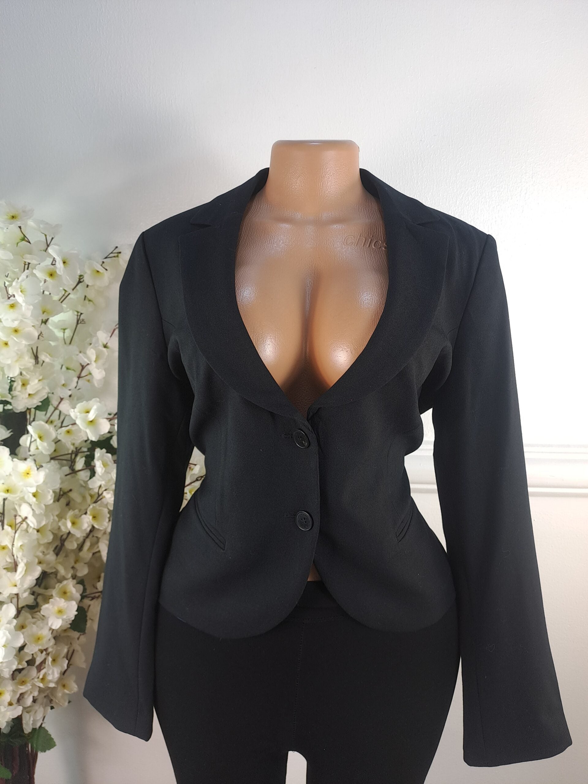 MONTON UK SIZE 12 [LENGTH 22 INCHES, BLACK] image 0