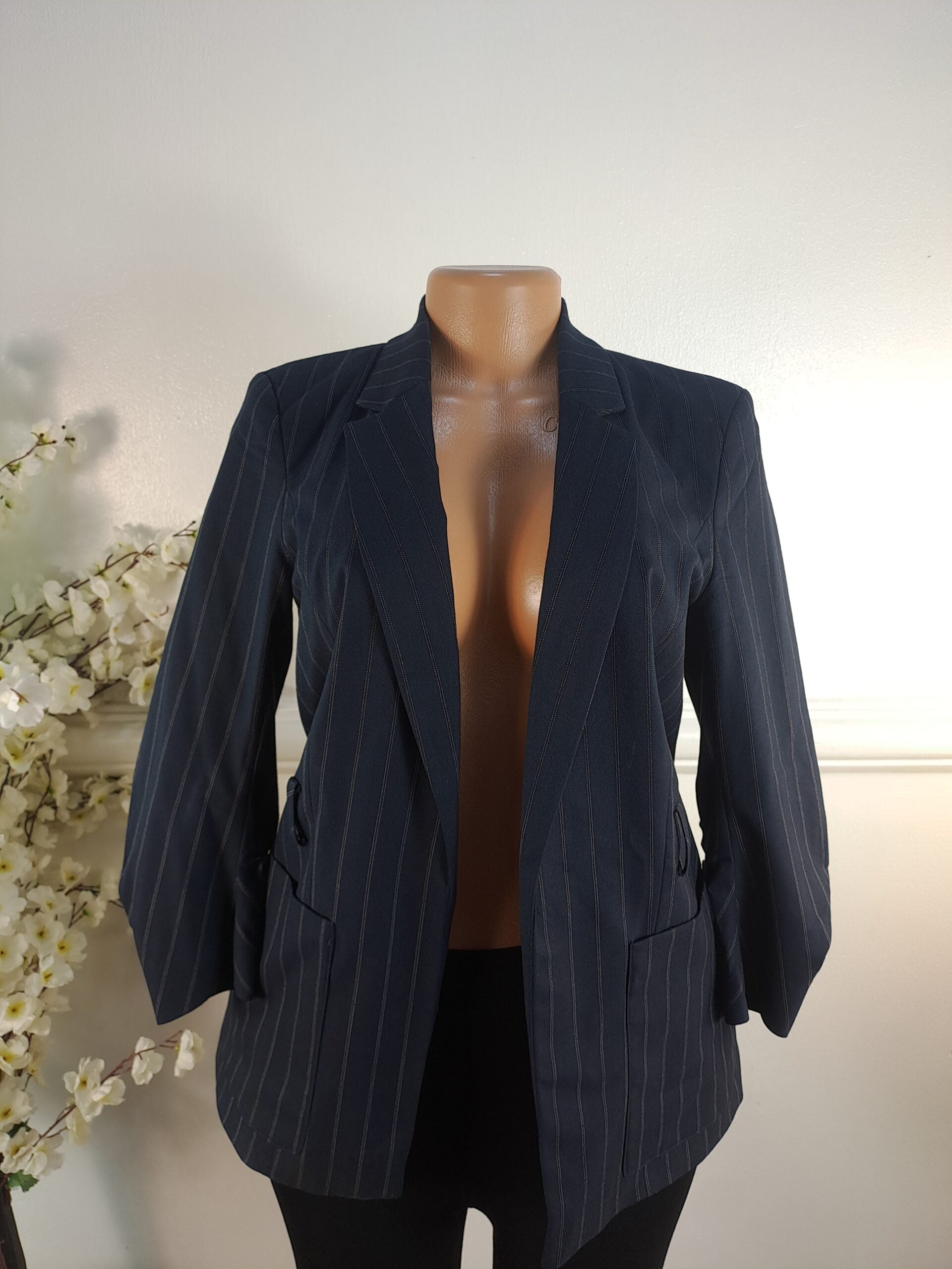 RIVER ISLAND UK SIZE 6 [LENGHT 27 INCHES, NAVY BLUE] image 0