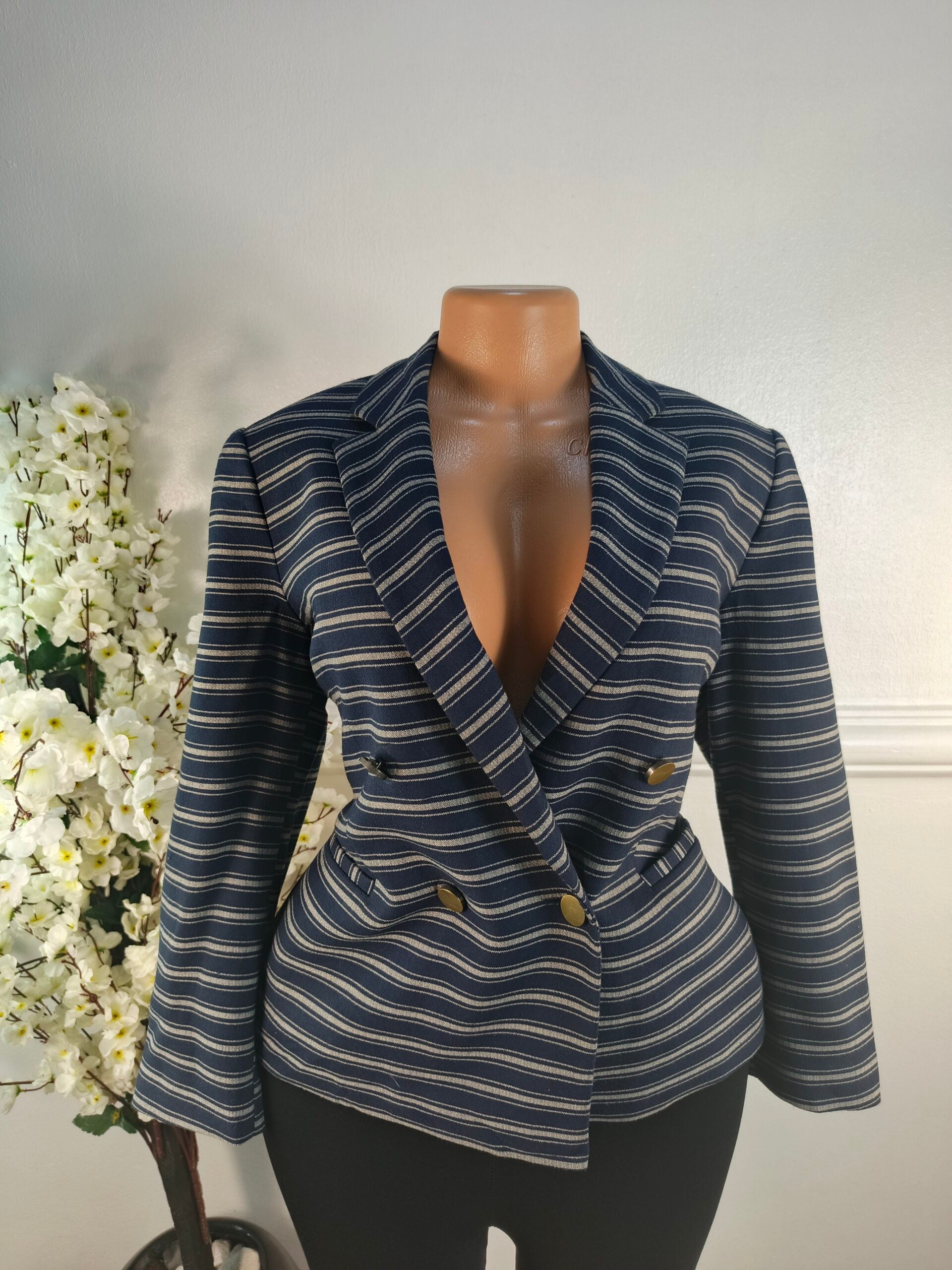 NEXT TAILORING UK SIZE 12 [LENGHT 23 INCHES, NAVY BLUE] image 0