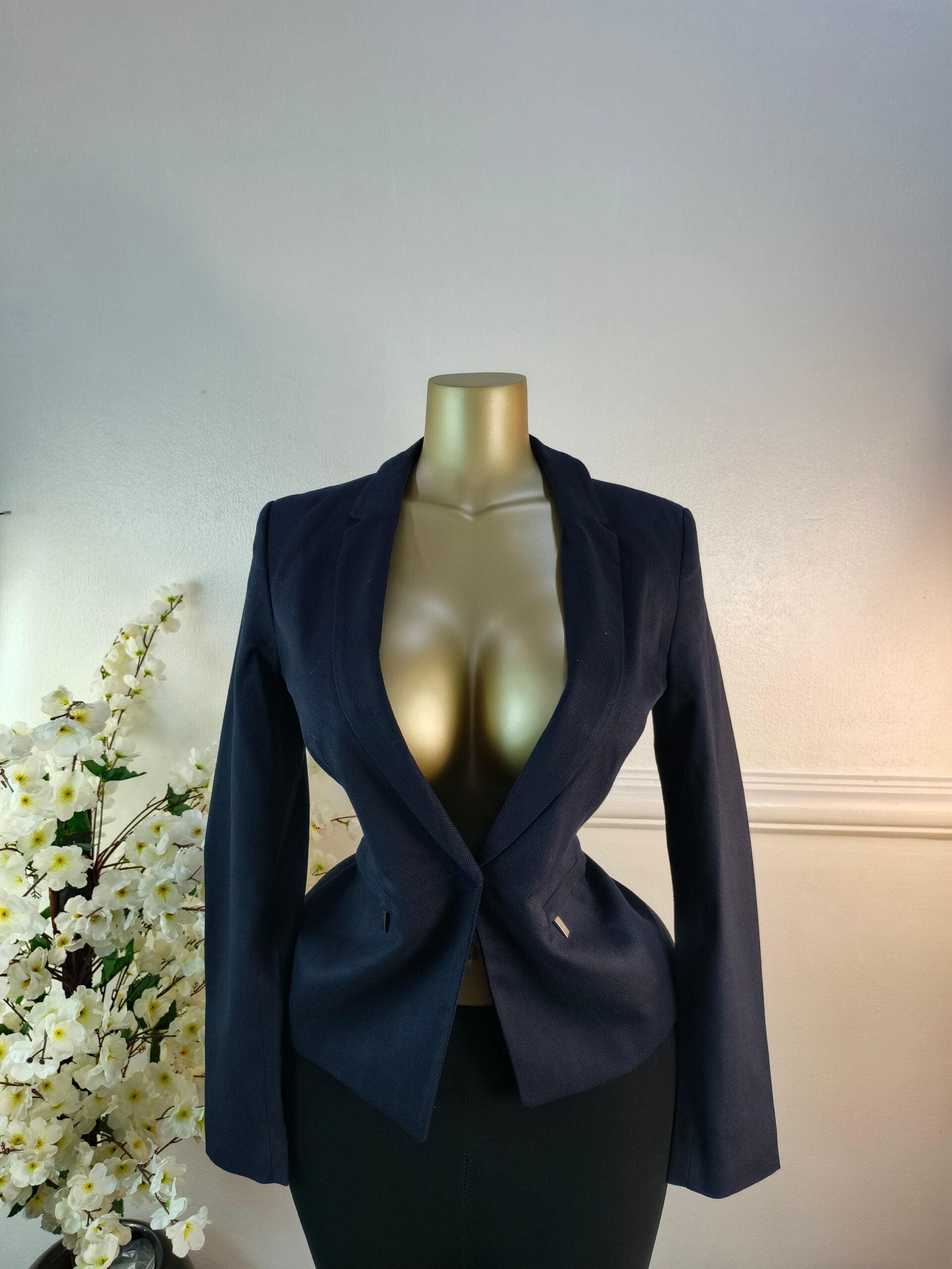 NEXT TAILORING UK SIZE 10 [LENGTH 25 INCHES, NAVY BLUE] image 0