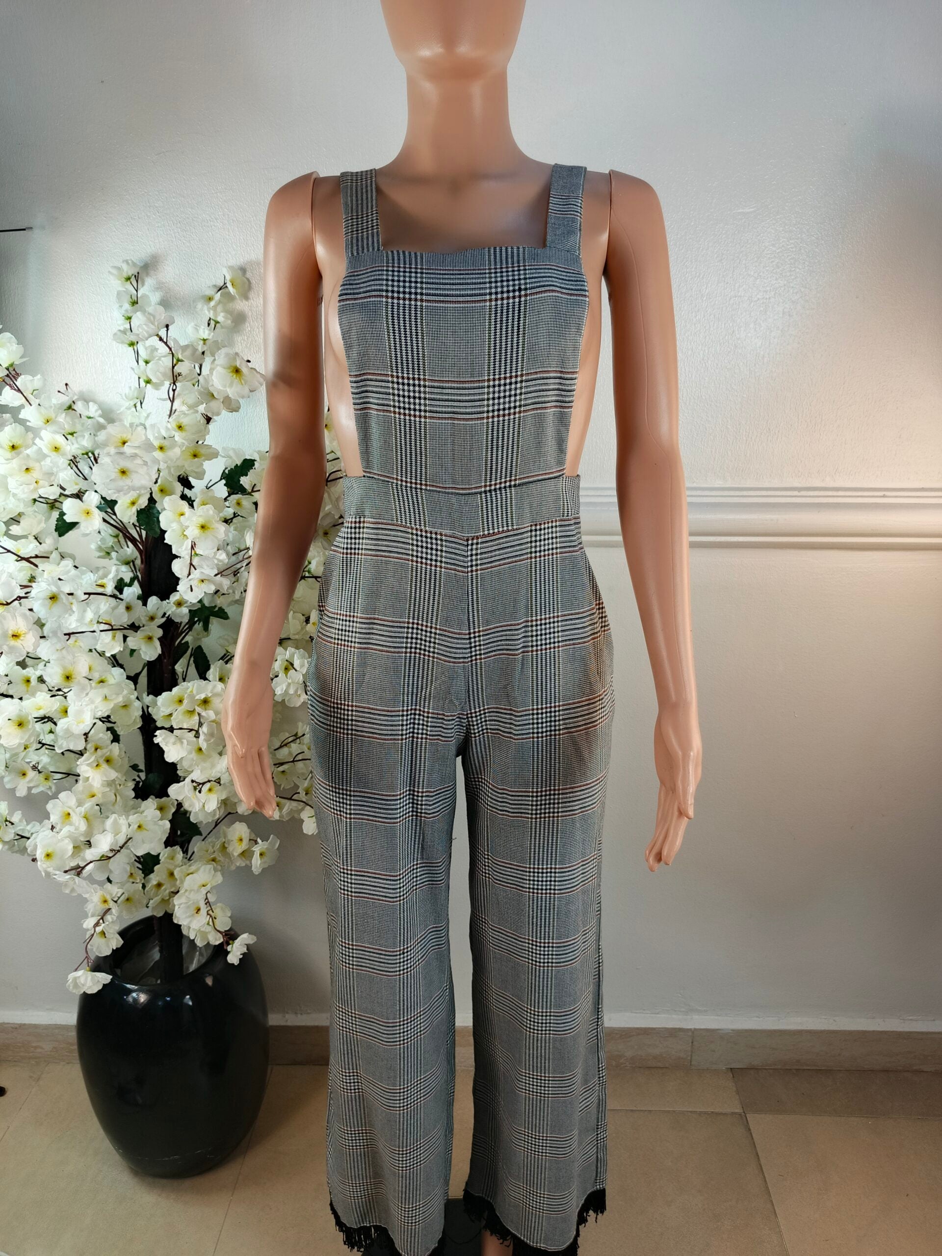 NEW LOOK UK SIZE 10 [LENGTH 55 INCHES, CHECKERS] image 0