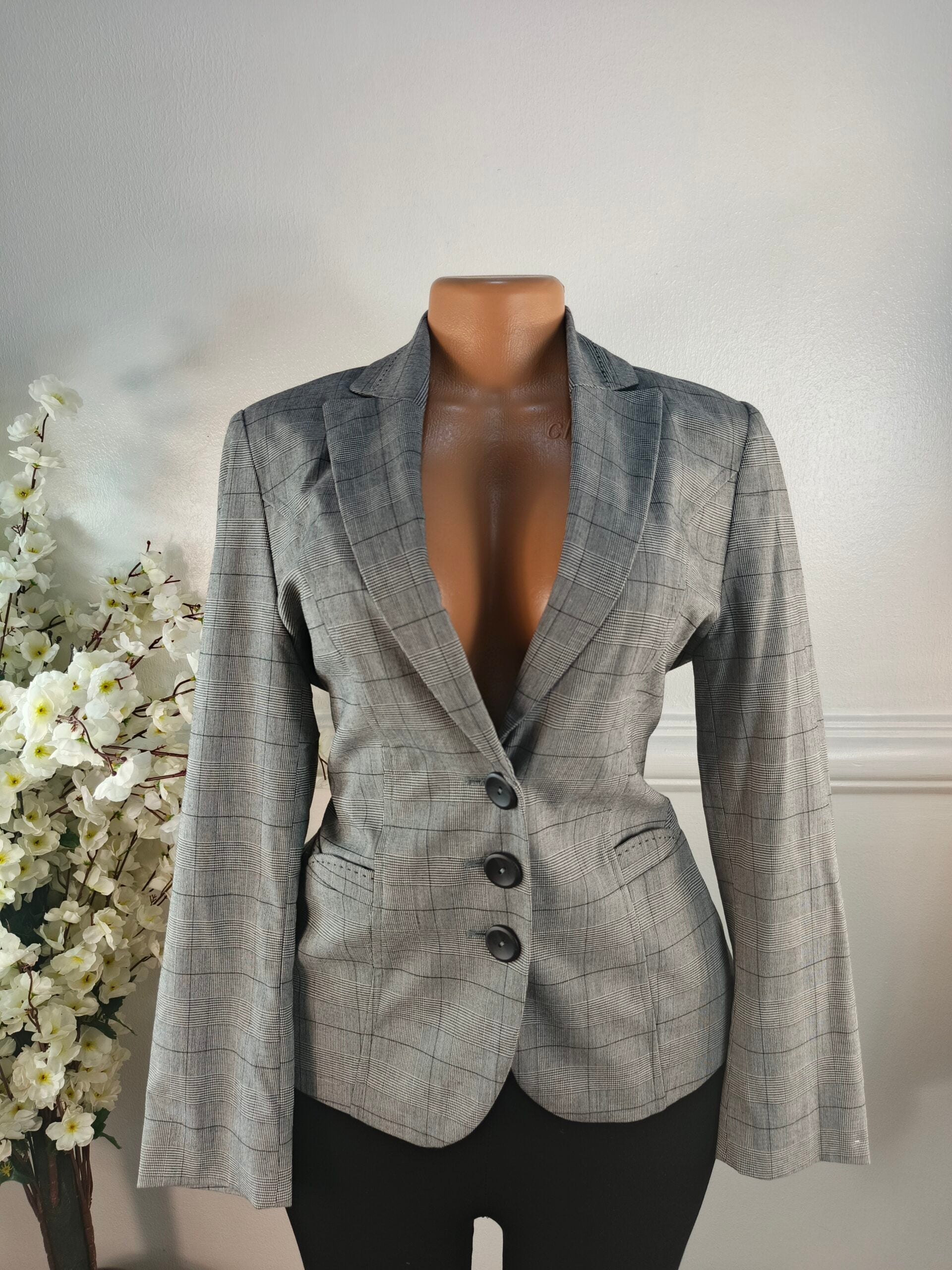 NEXT PETITE UK SIZE 10 [LENGHT 24 INCHES, GRAY] image 0