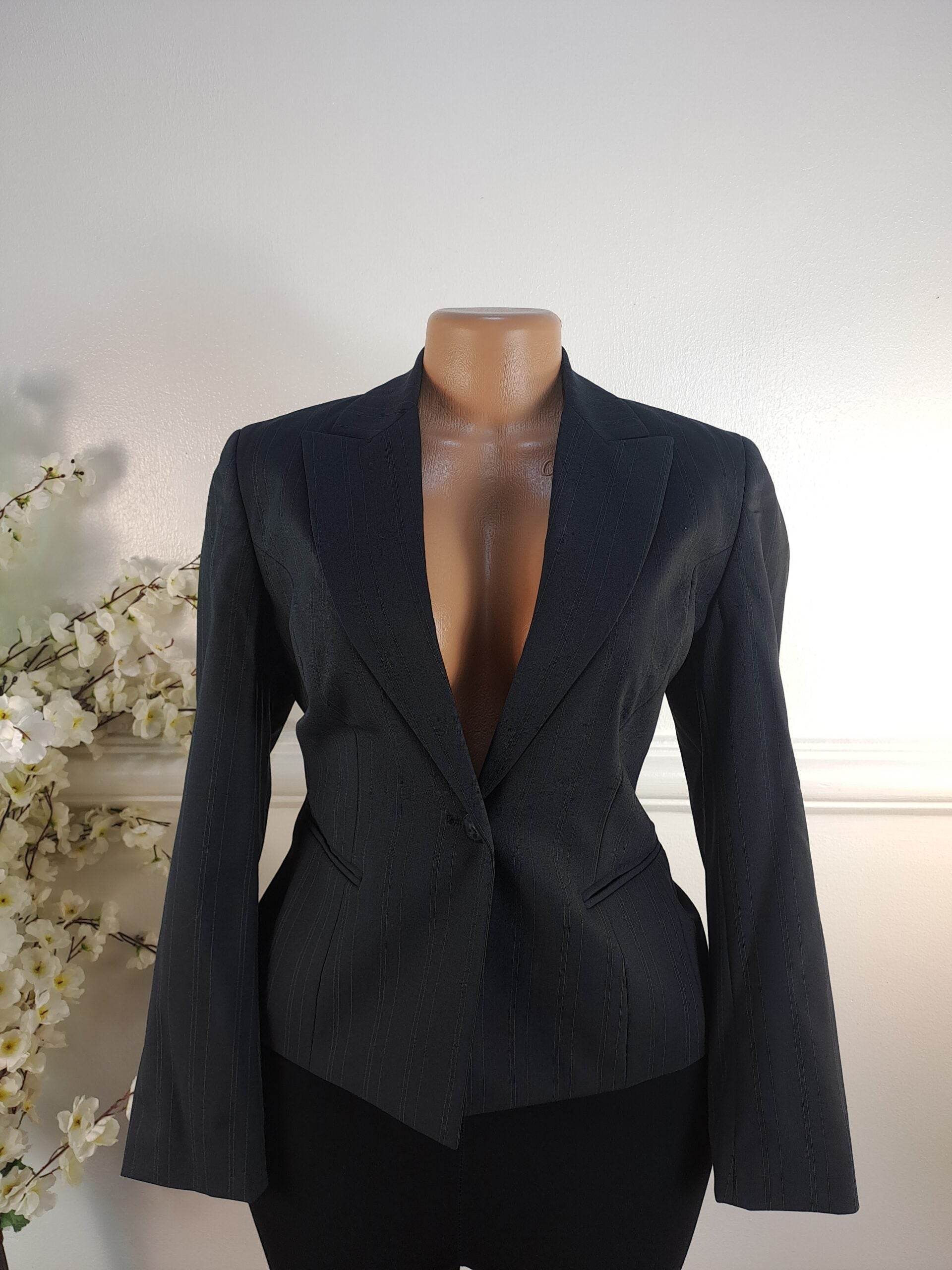 BLAZER UK SIZE 6 [LENGHT 22 INCHES, NAVY BLUE] image 0