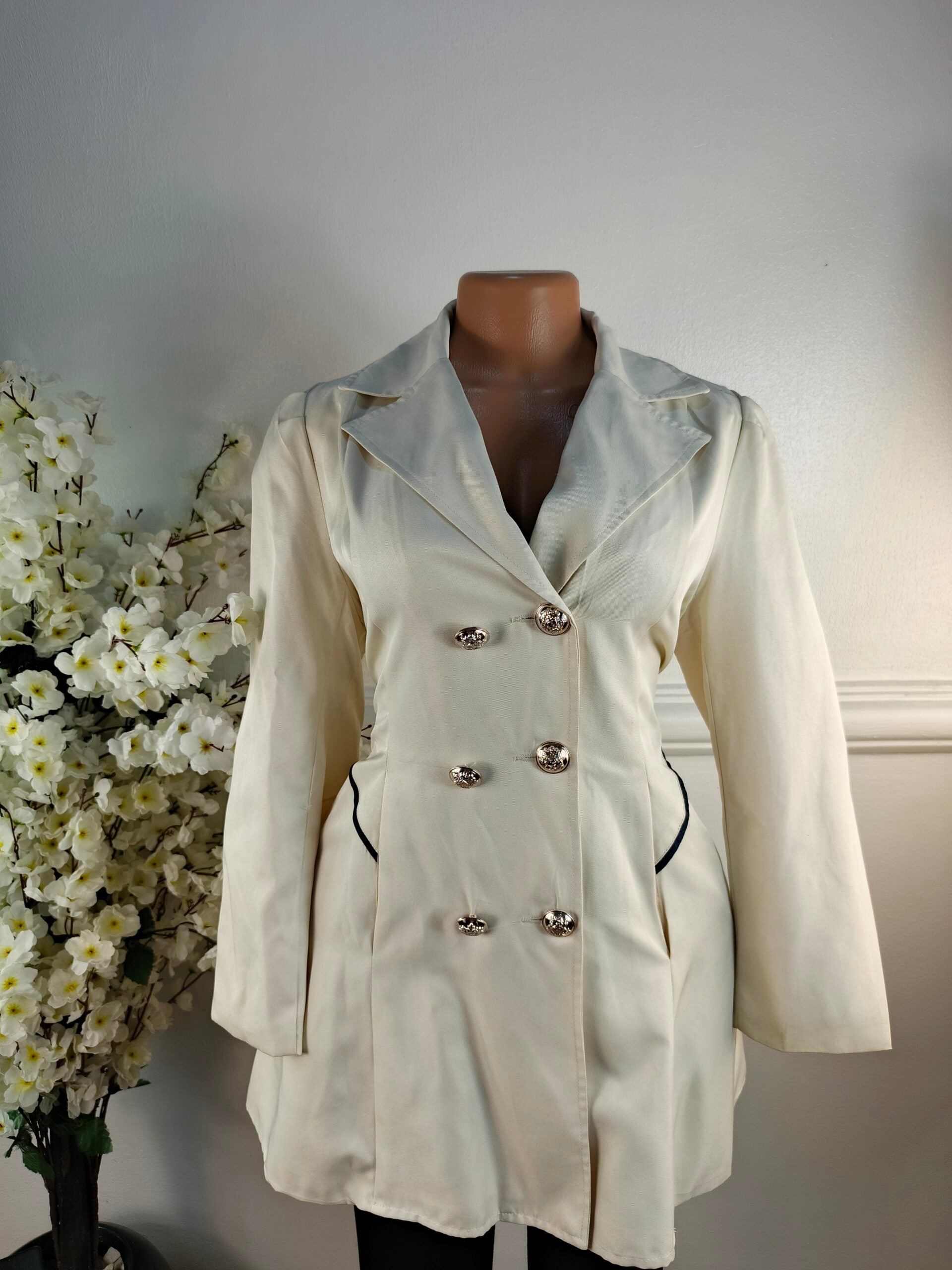 HANCY UK SIZE 10 [LENGTH 30 INCHES, CREAM] image 0