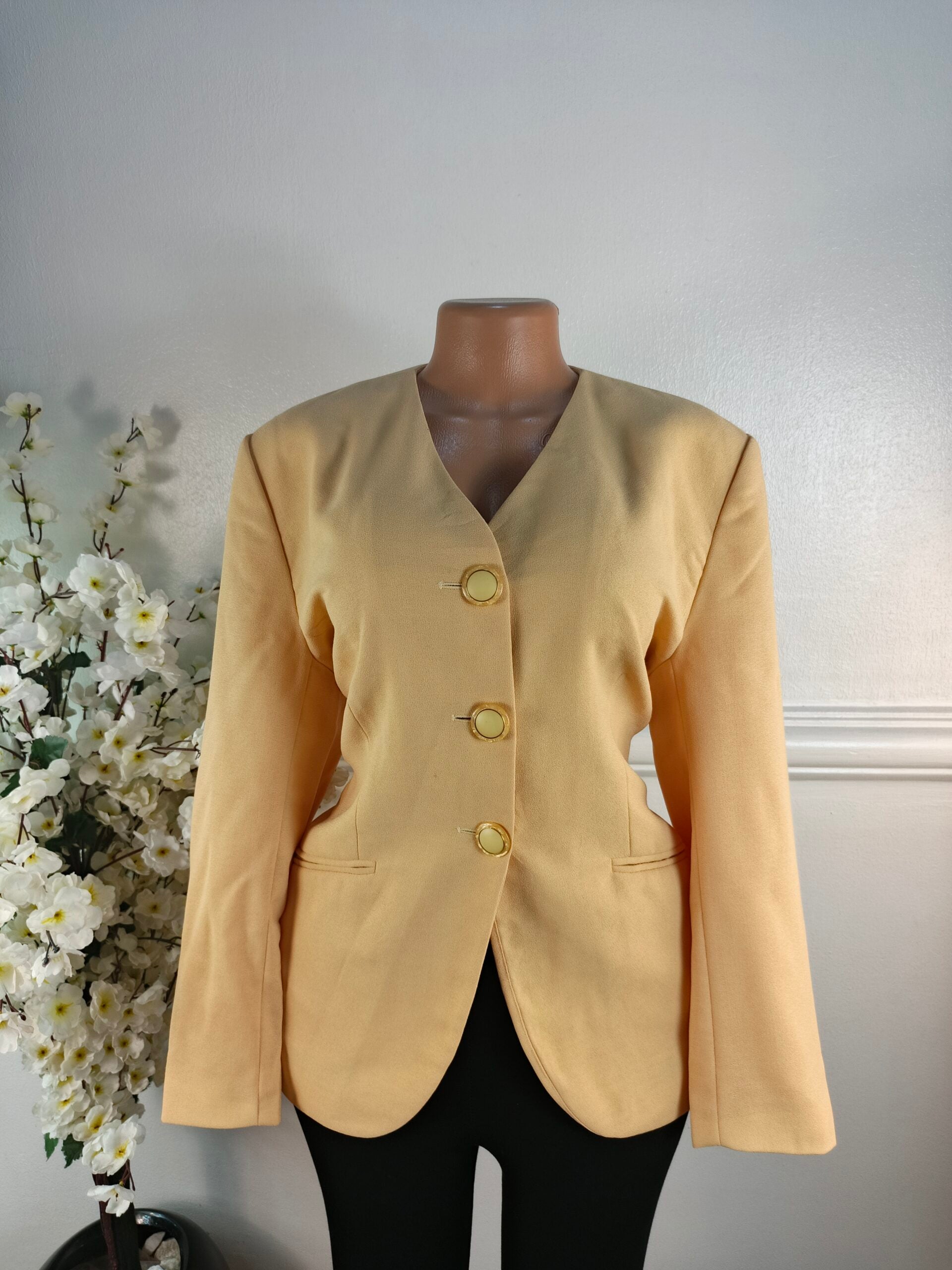 JACQUES VERT UK SIZE 14 [LENGTH 28 INCHES, YELLOW] image 0