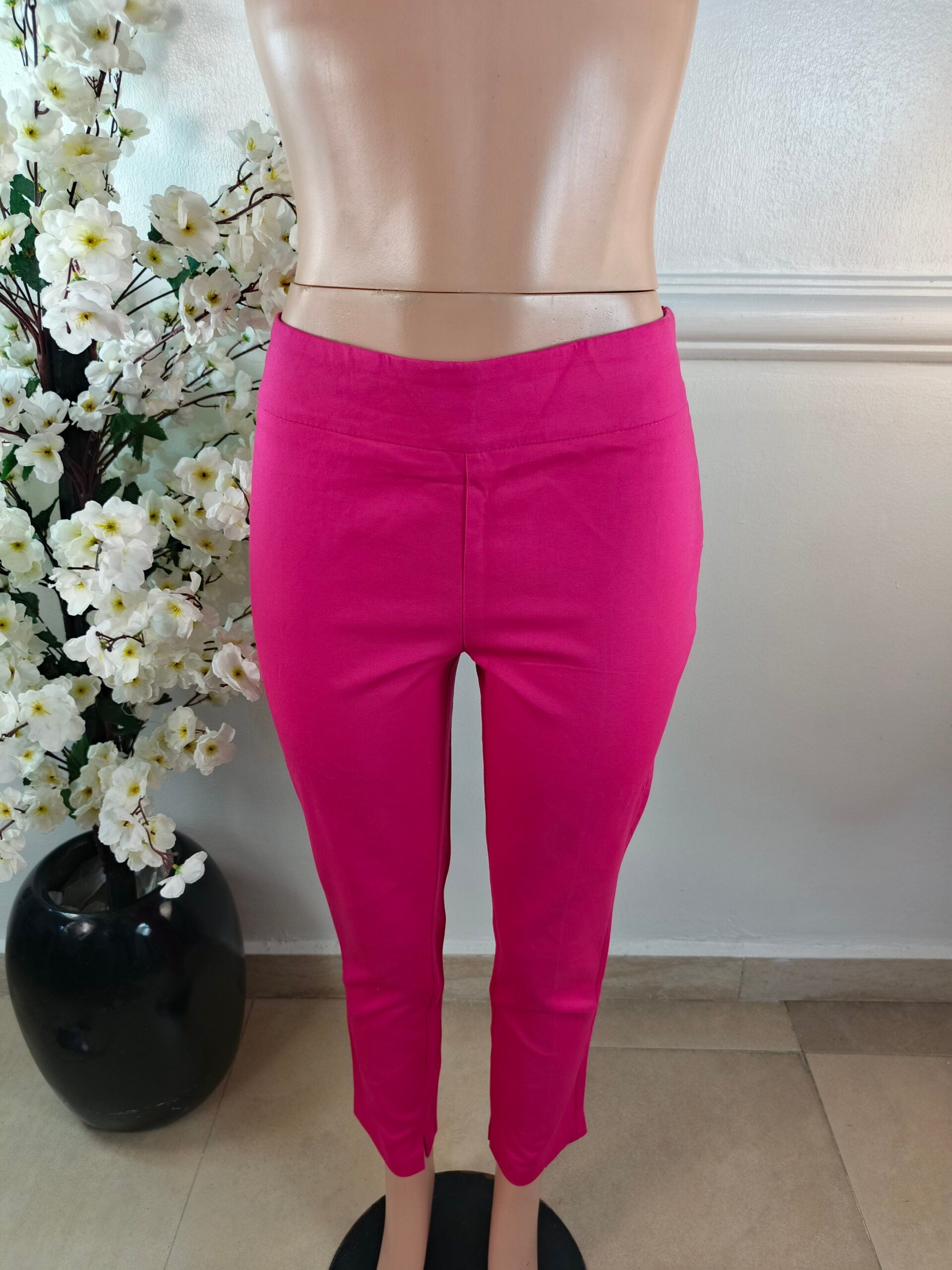 PANTS UK SIZE 10 [LENGTH 36 INCHES, PINK] image 0