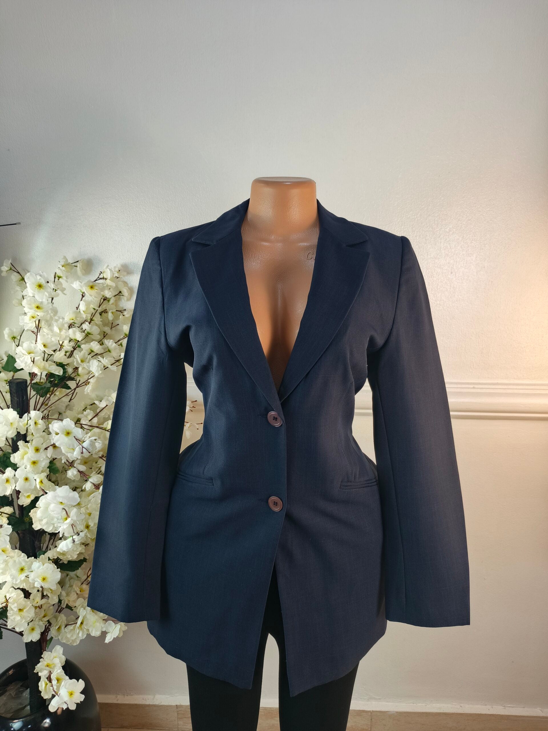 BLAZER UK SIZE 10 [LENGTH 32 INCHES, NAVY BLUE] image 0