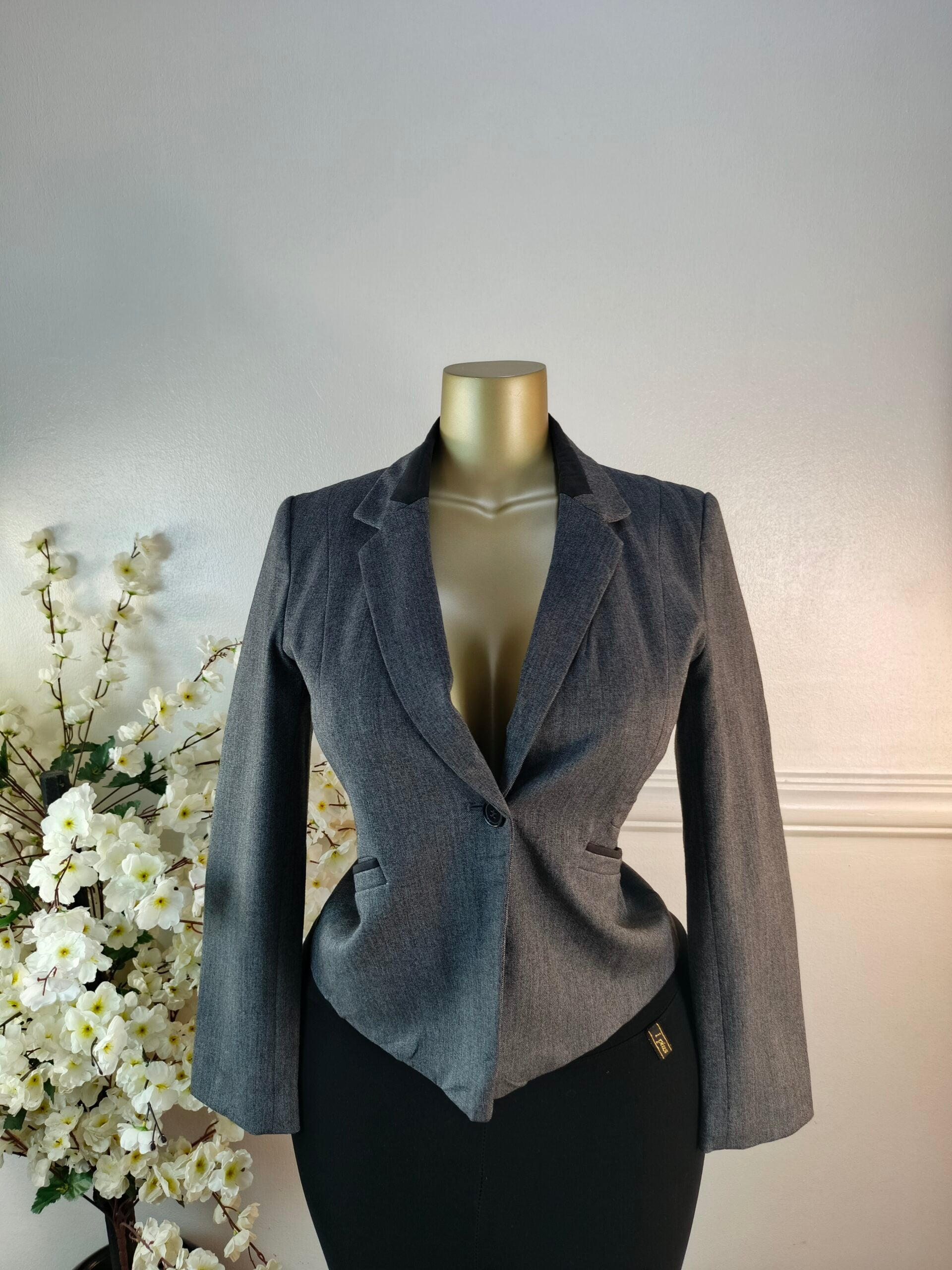 PETITE UK SIZE 8 [LENGTH 22 INCHES, GREY] image 0