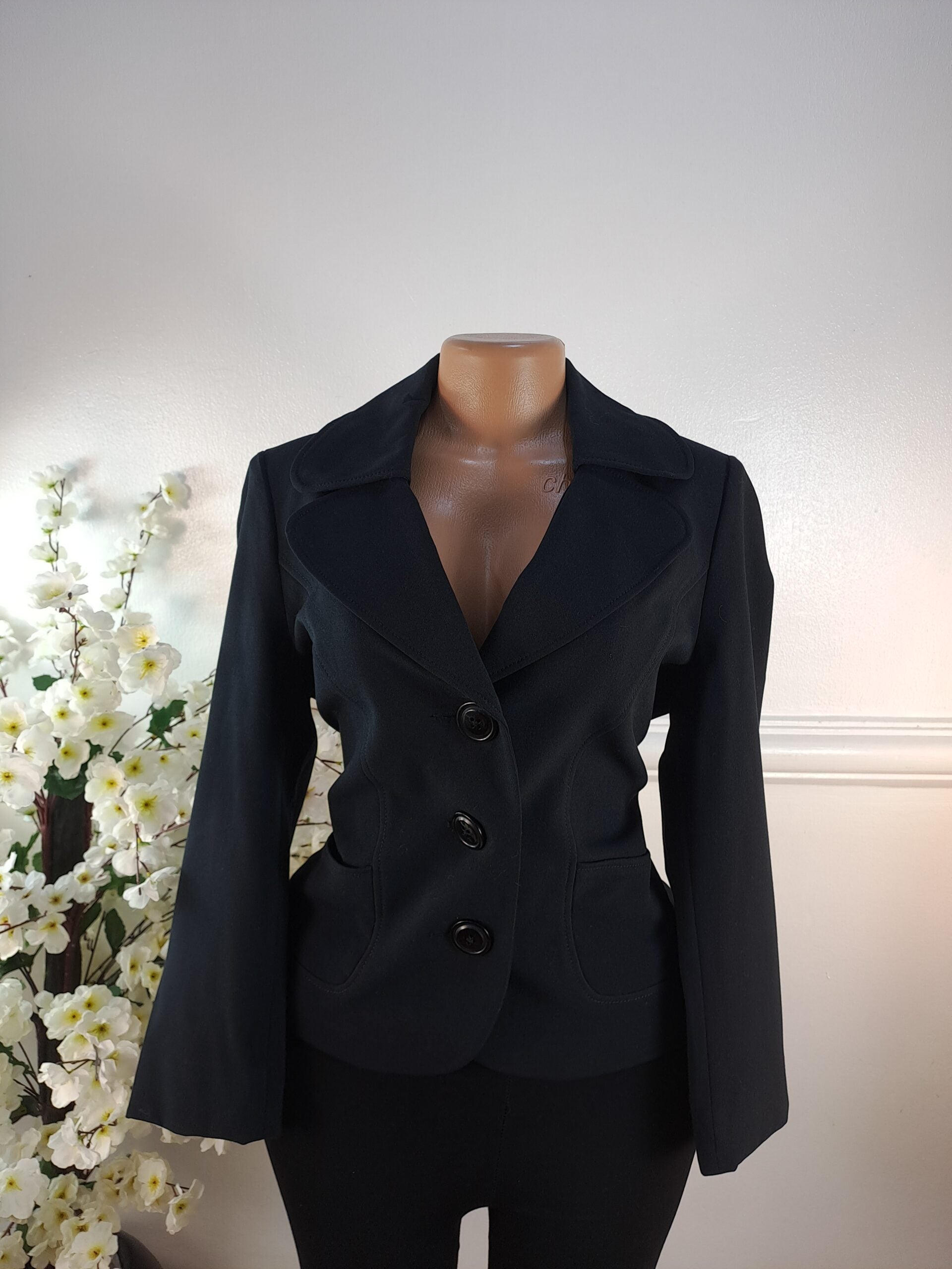 BLAZER UK SIZE 12 [LENGTH 24 INCHES, BLACK] image 0
