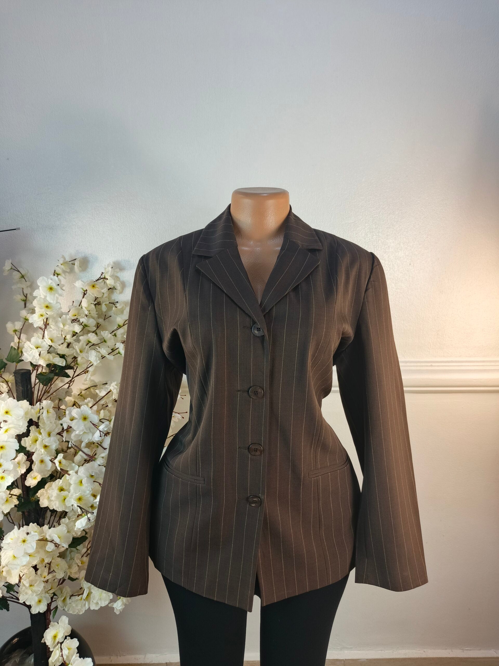 BON MARCHE UK SIZE 14 [LENGTH 28 INCHES, BROWN] image 0