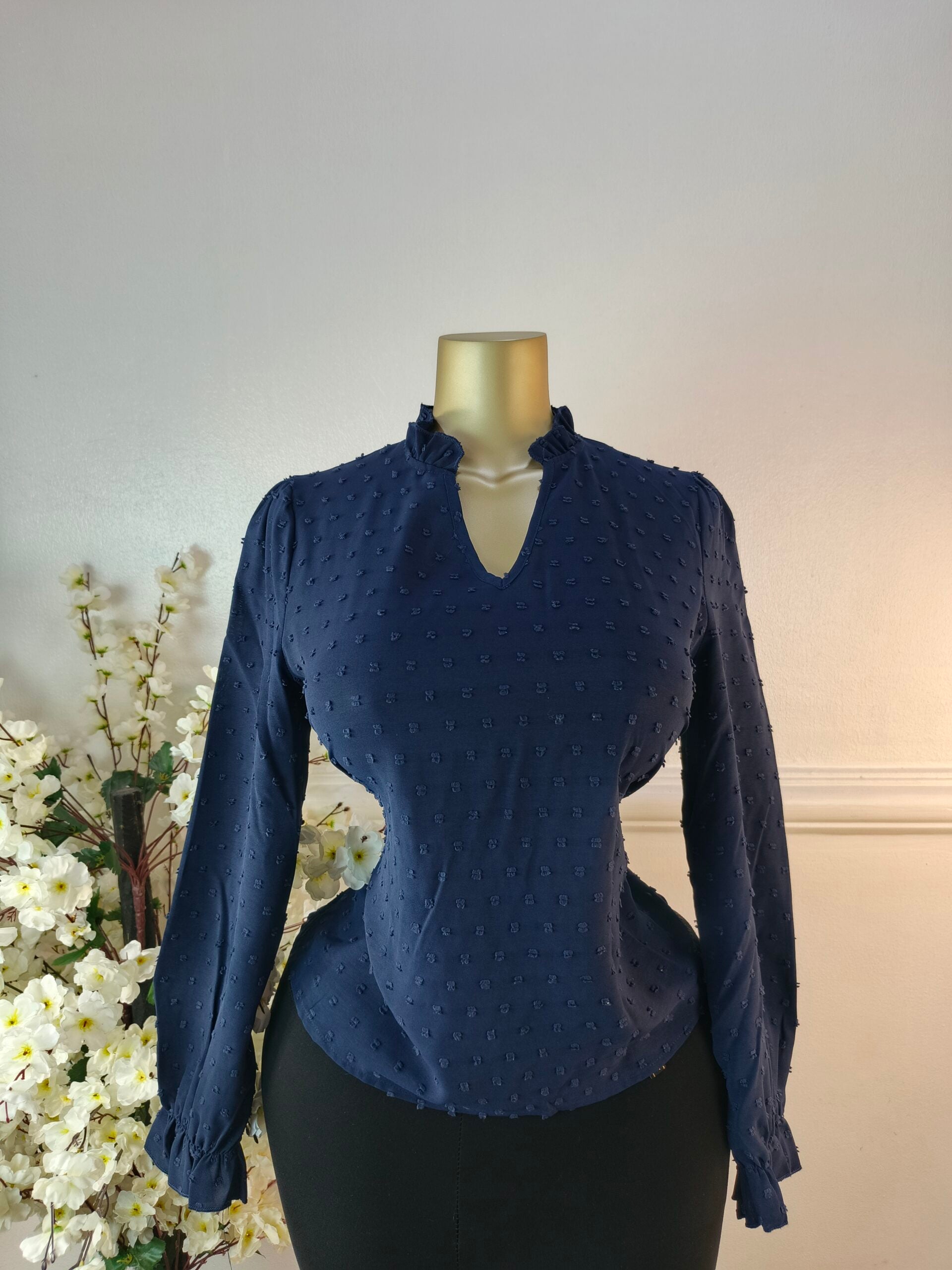 TOP UK SIZE 10 [NAVY BLUE] image 0