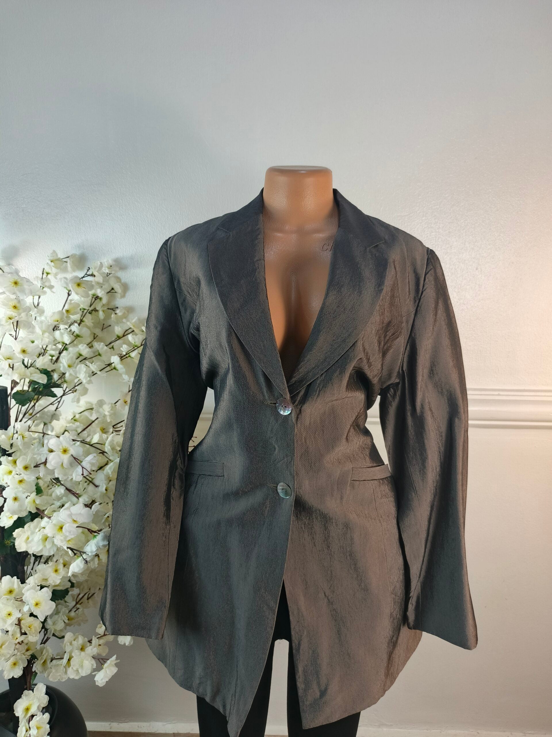 WALLIS UK SIZE 16 [LENGTH 34 INCHES, BROWN] image 0