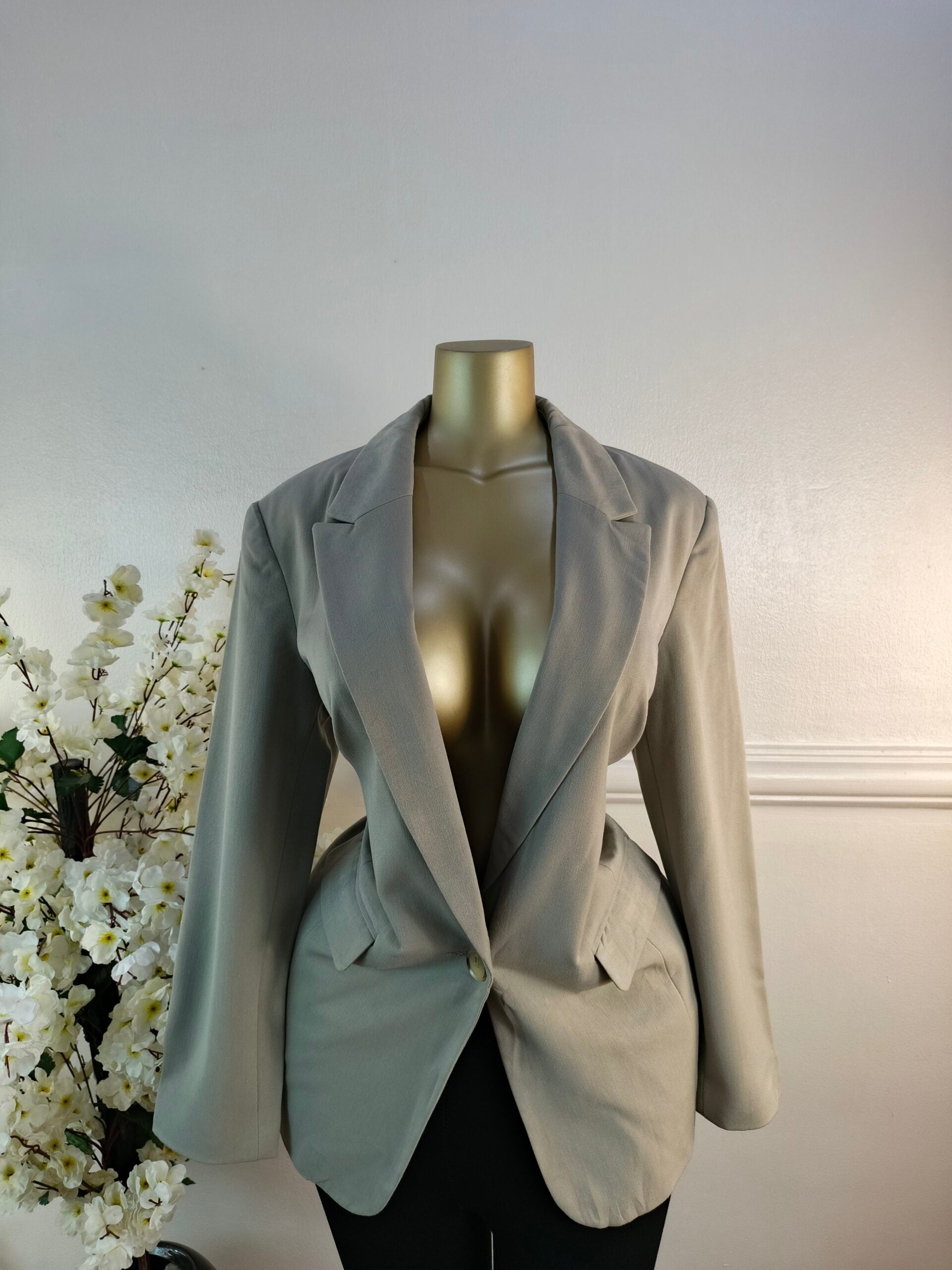 PRIMARK UK SIZE 14 [LENGTH 31 INCHES, OLIVE] image 0