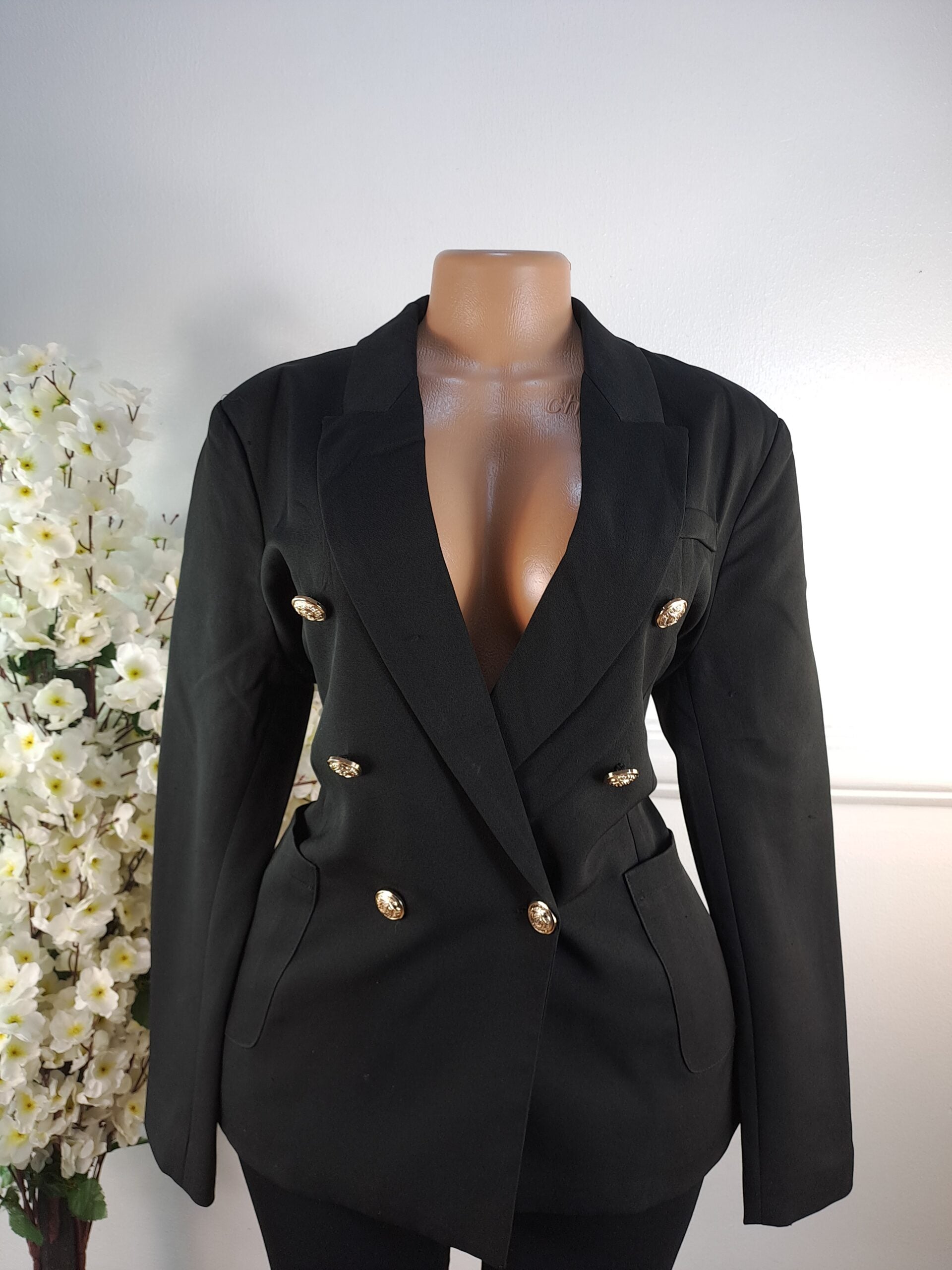 PRETTY LITTLETHING UK SIZE 12 [LENGTH 28 INCHES, BLACK] image 0