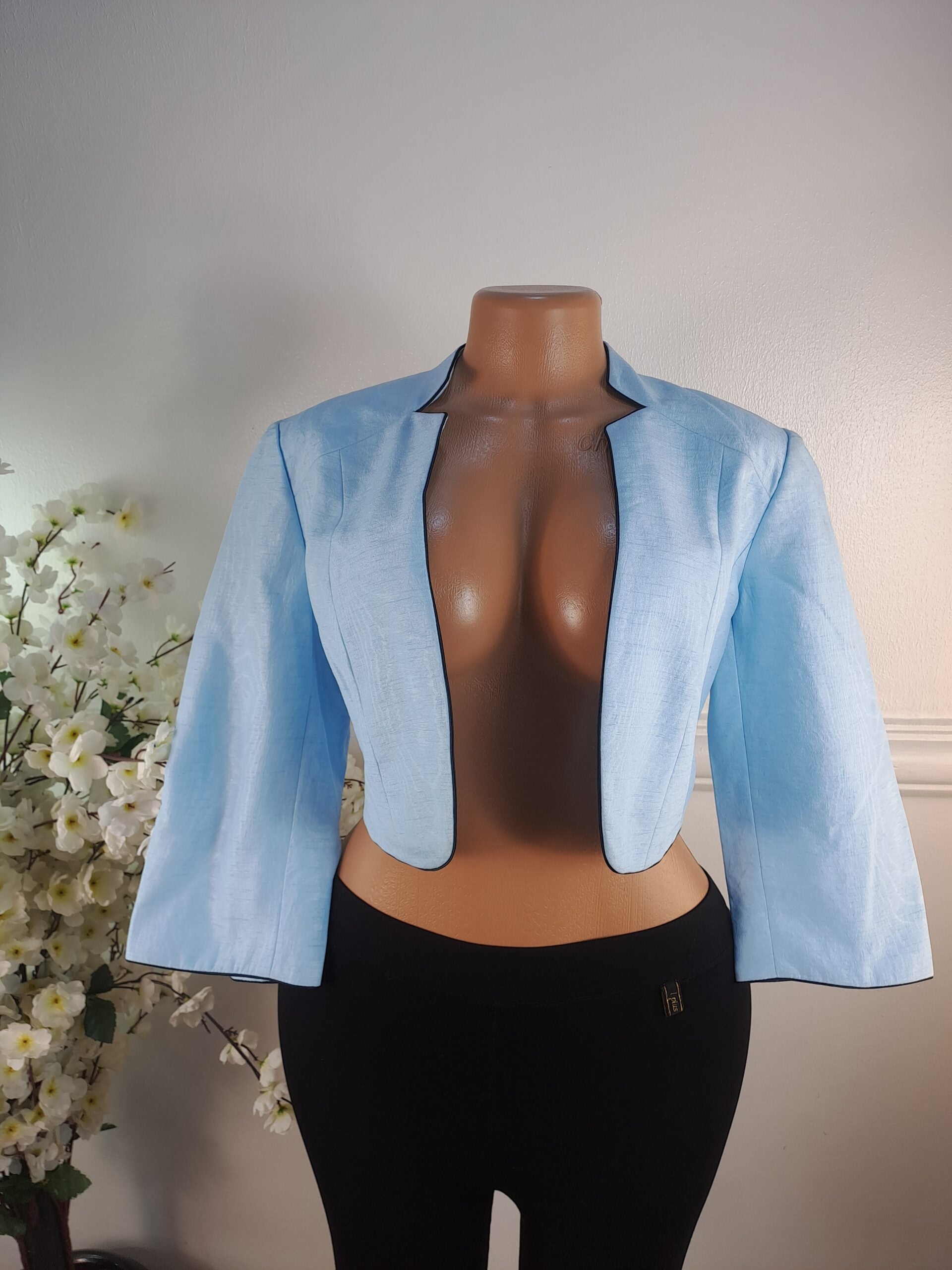 JACQUES VERT UK SIZE 12 [LENGTH 17 INCHES, SKY BLUE] image 0